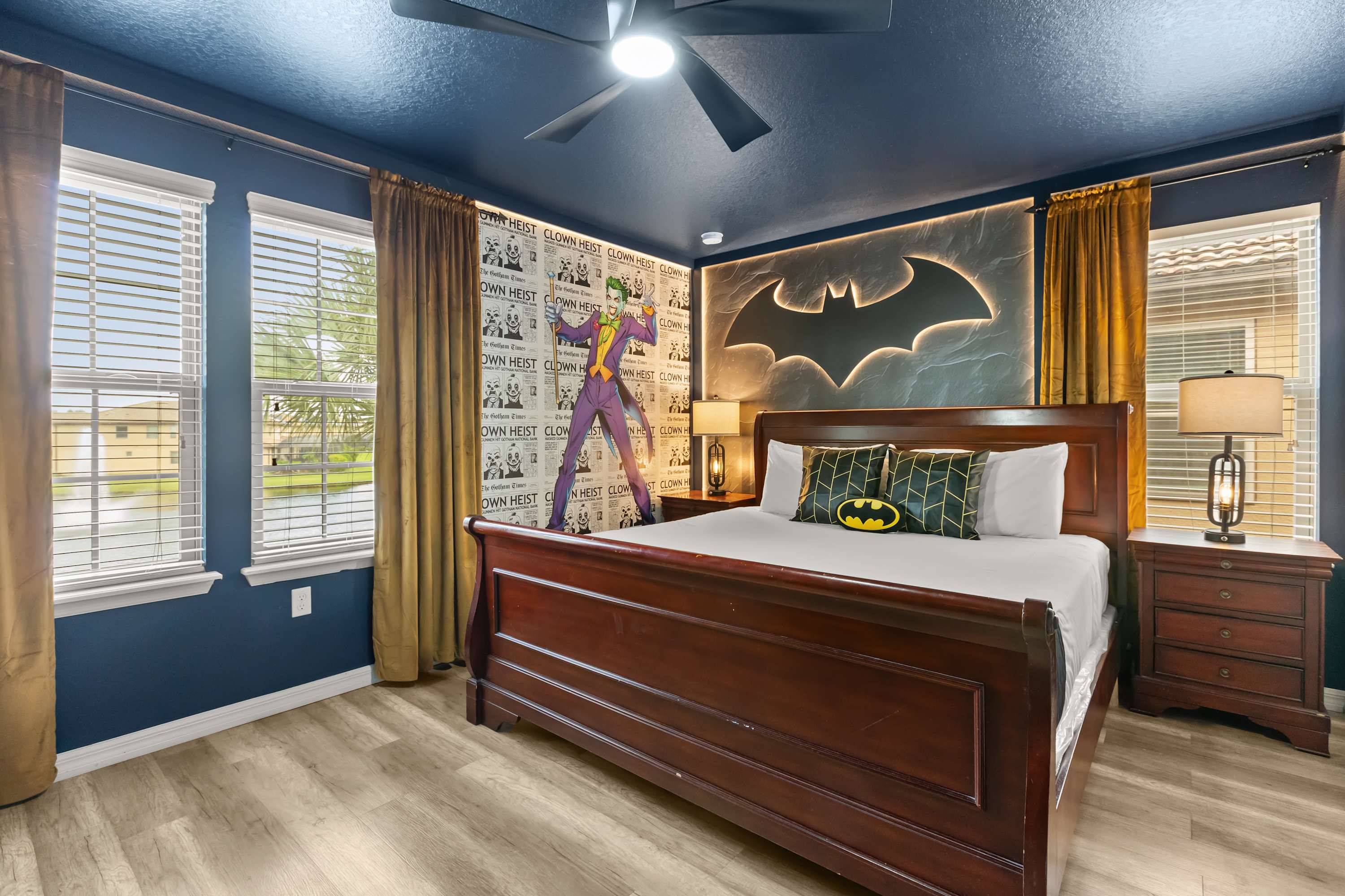 Batman Themed Bedroom 