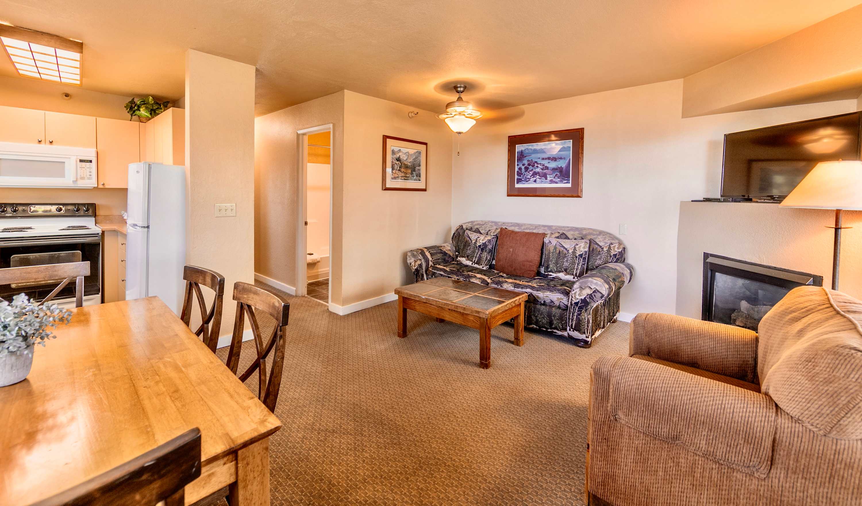 Living area with Smart TV