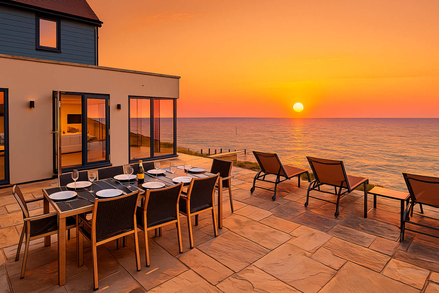 Soak in every stunning sunset at The Sea House!
