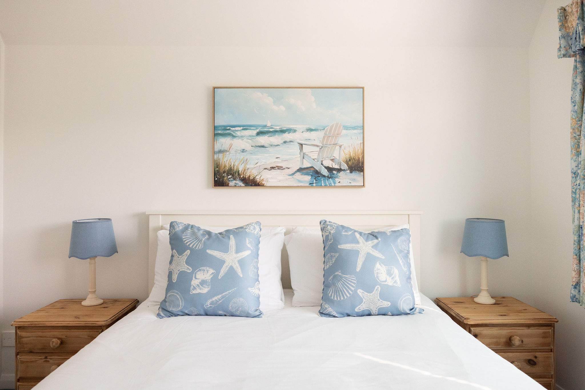 All bedrooms have been side tables with reading lamps.