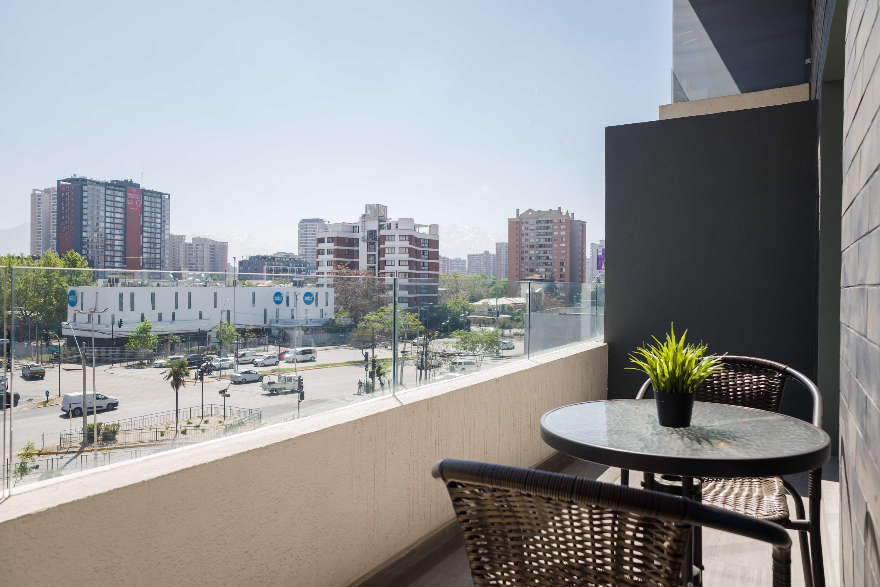 Relax on your private balcony with stunning city views, perfect for sipping coffee or unwinding in the evening.