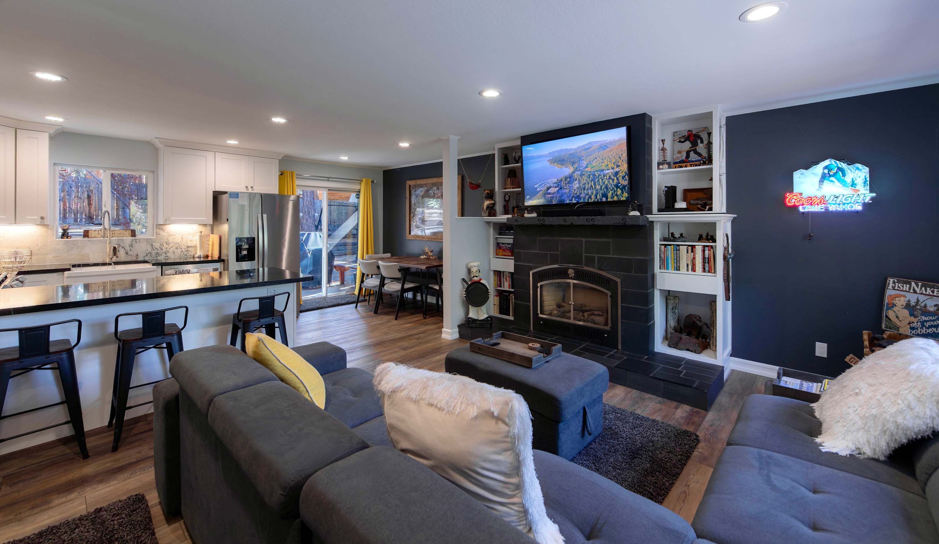 Open living space perfect for lounging, streaming, and connecting! 