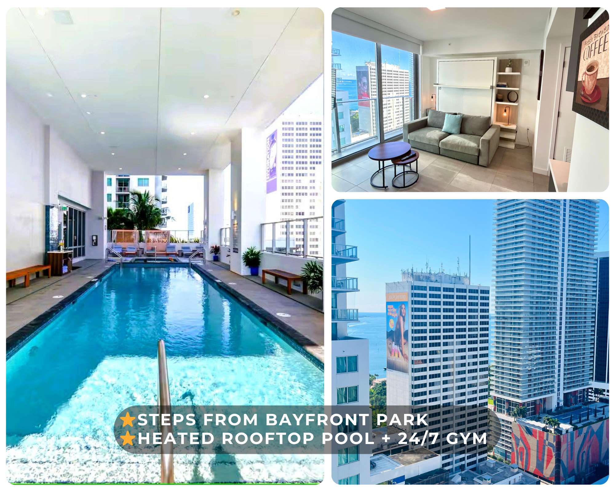 30th-Floor Studio + Gym, Pool & Sky Lounge