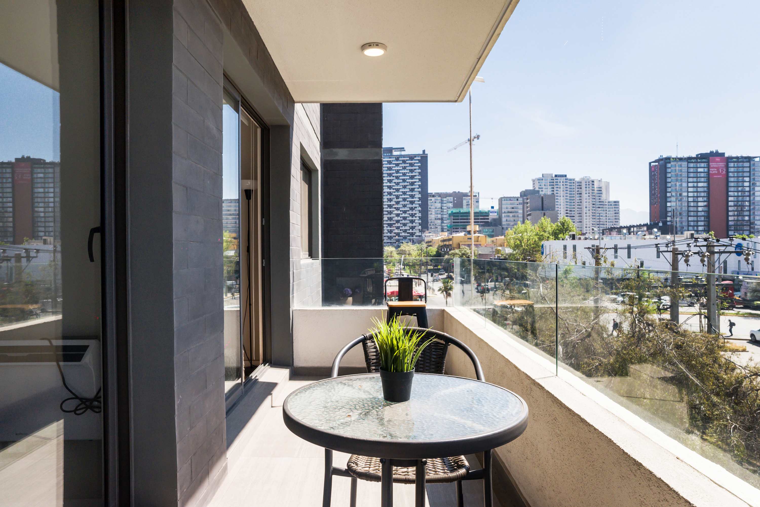 Enjoy city views from your private balcony, perfect for morning coffee or evening relaxation.