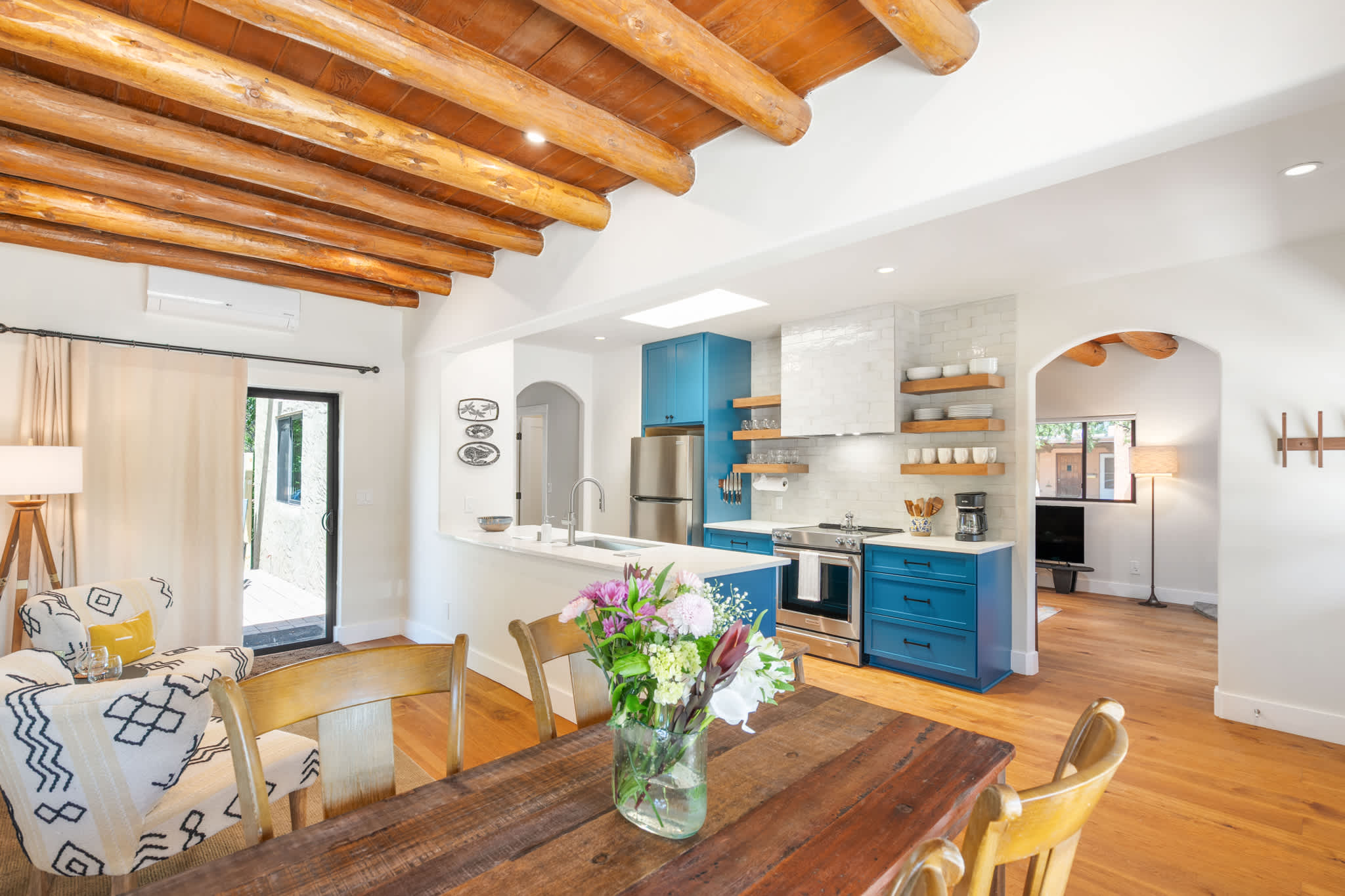 Walk to Plaza, Sunny Interior, Kiva Fireplace — Santa Fe, NM — vacation rental