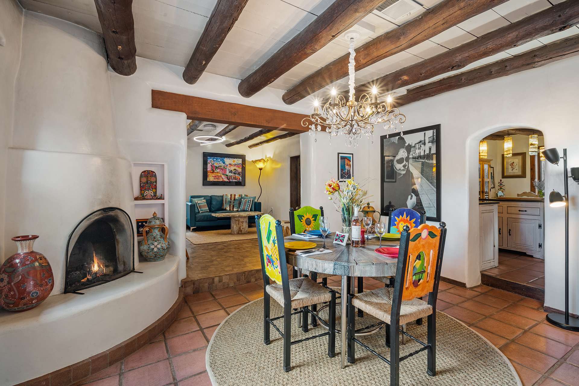 Tranquil Tesuque Retreat With Kiva Fireplace — Santa Fe, NM — vacation rental