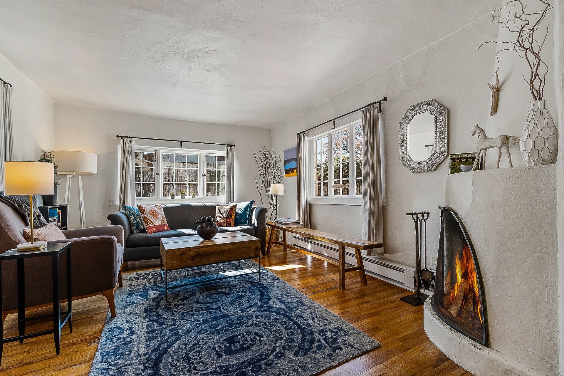 Walk to the Plaza and Rail Yard, Kiva Fireplace — Santa Fe, NM — vacation rental