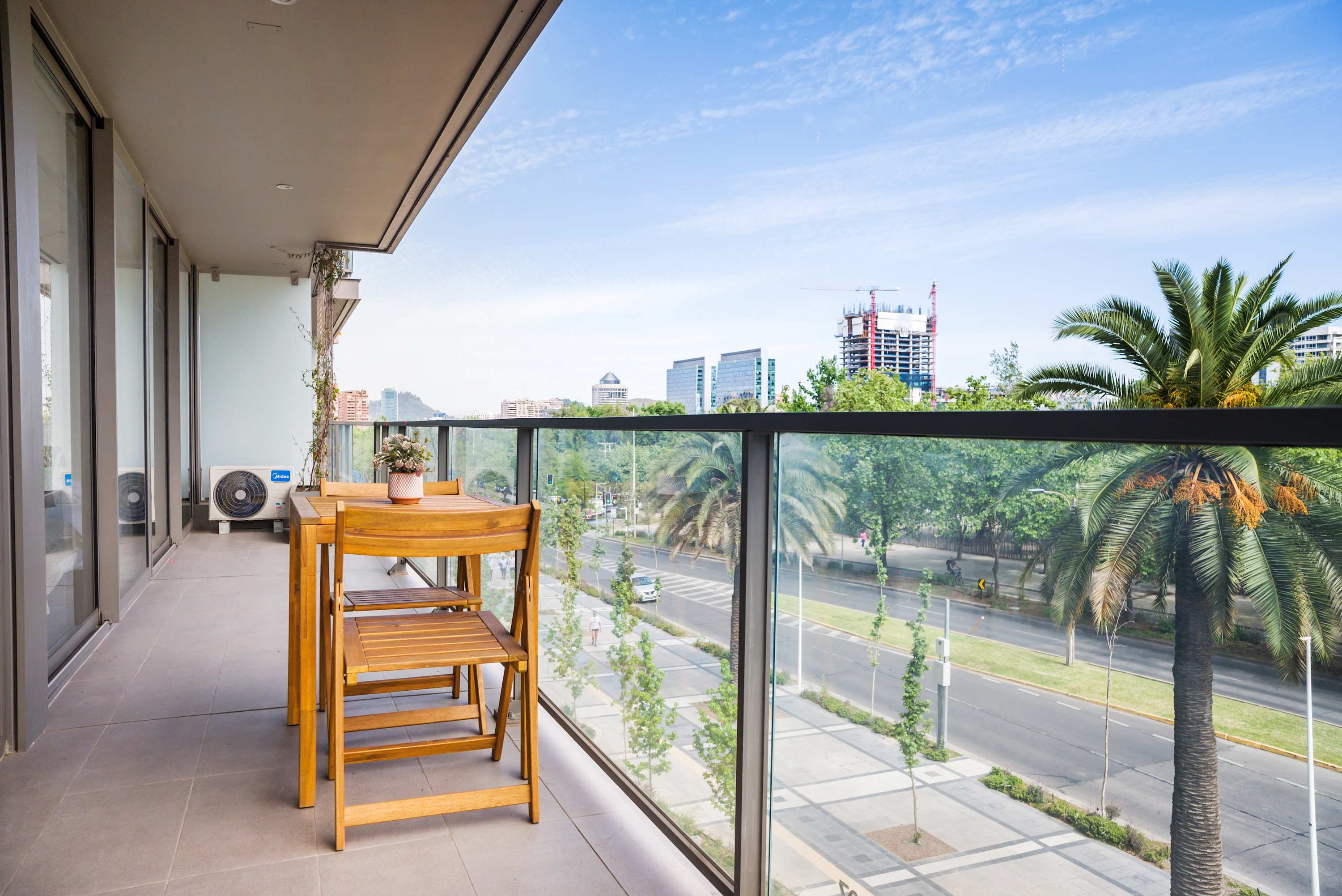 Relax on your private balcony with stunning city views, perfect for enjoying a morning coffee or evening sunset.