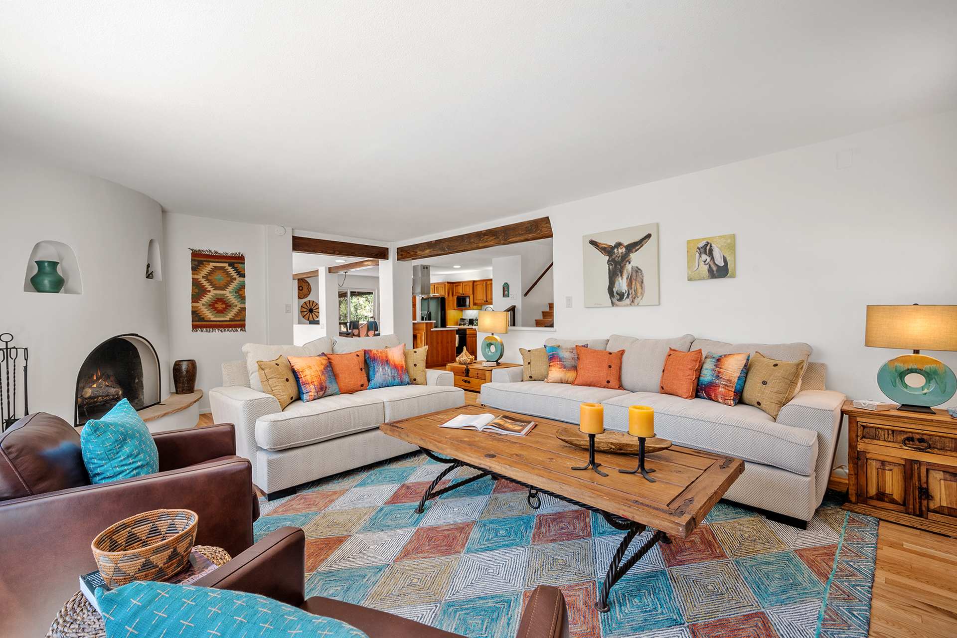 Kiva Fireplaces, Great Views, Walk to the Plaza — Santa Fe, NM — vacation rental
