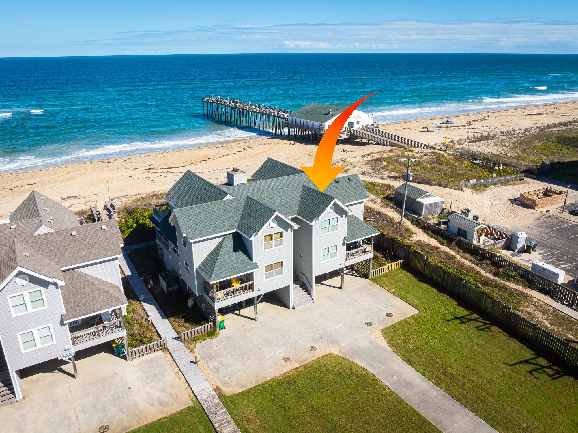 Oceanfront Private Beach Access & Community Pool! — Southern Shores, NC — vacation rental