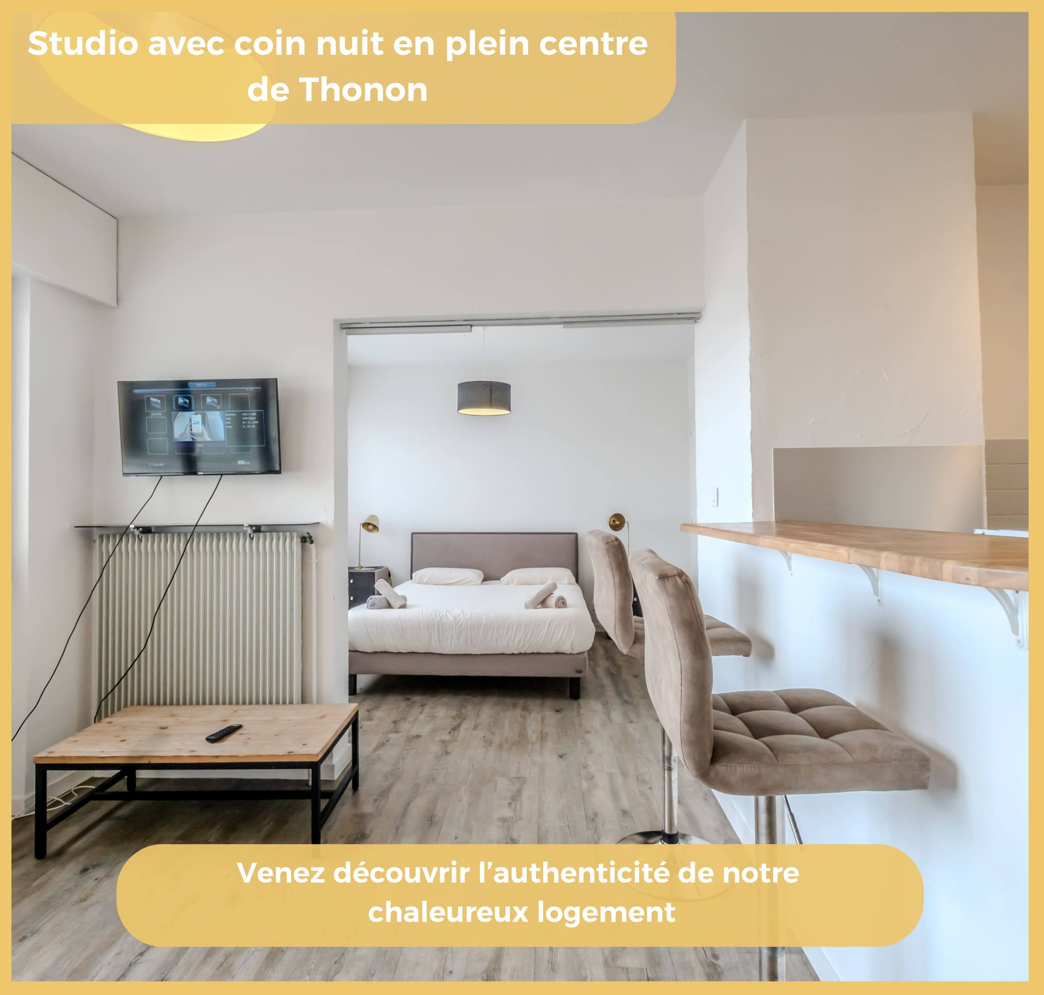 L&rsquo;Étoile I Studio I Plein centre de Thonon - photo 1