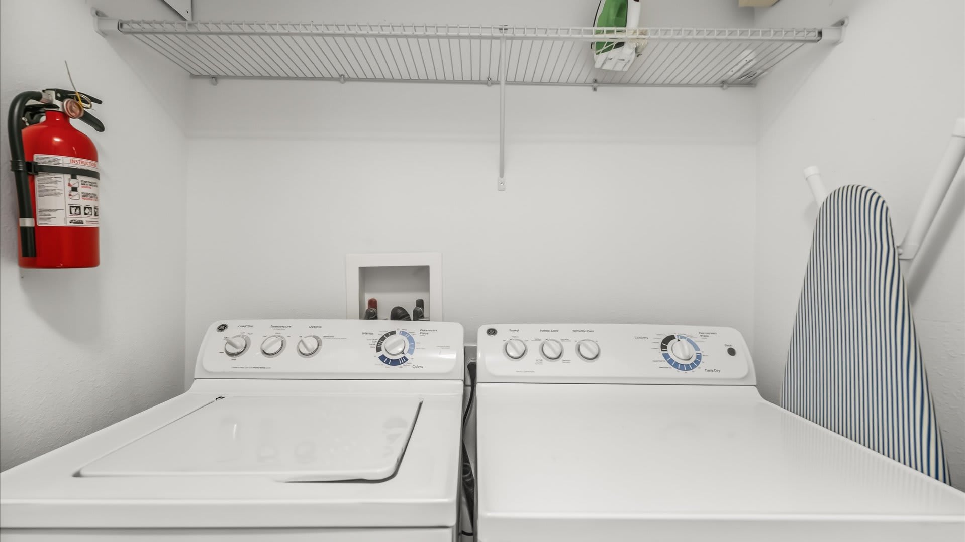 Laundry area with a washer and dryer