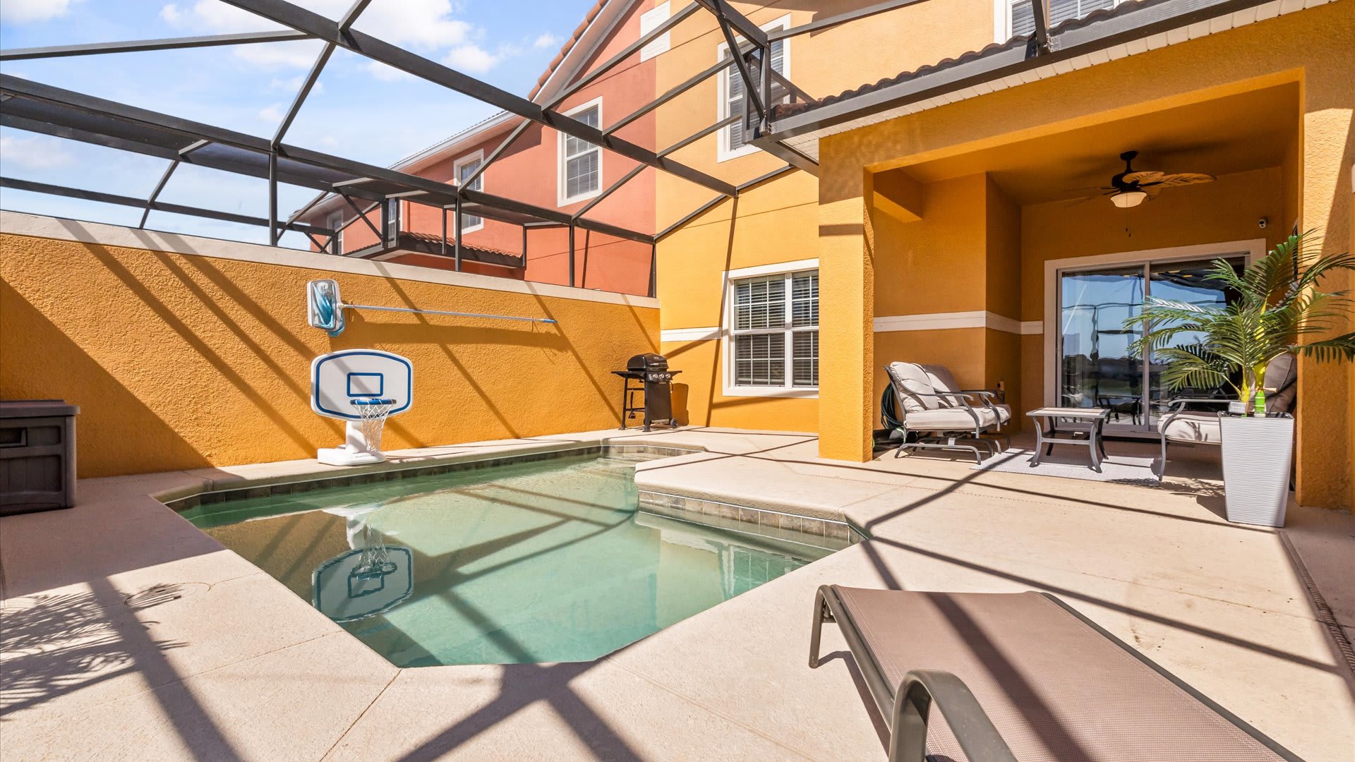 Family Resort Getaway w Pool Patio near Disney