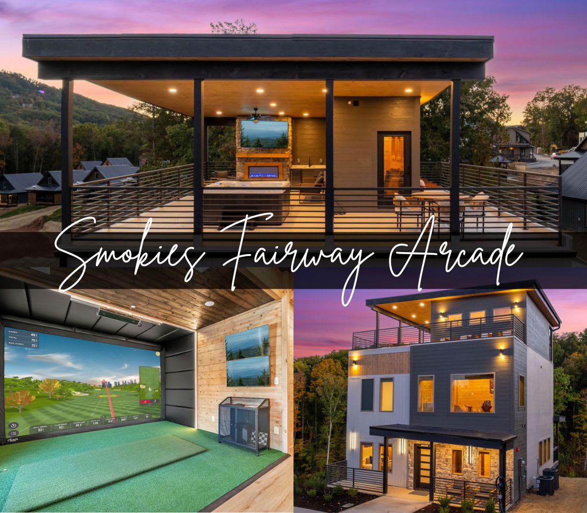3BR Smokies Fairway | Hot Tub, Arcade & Rooftop — Pigeon Forge, TN — vacation rental