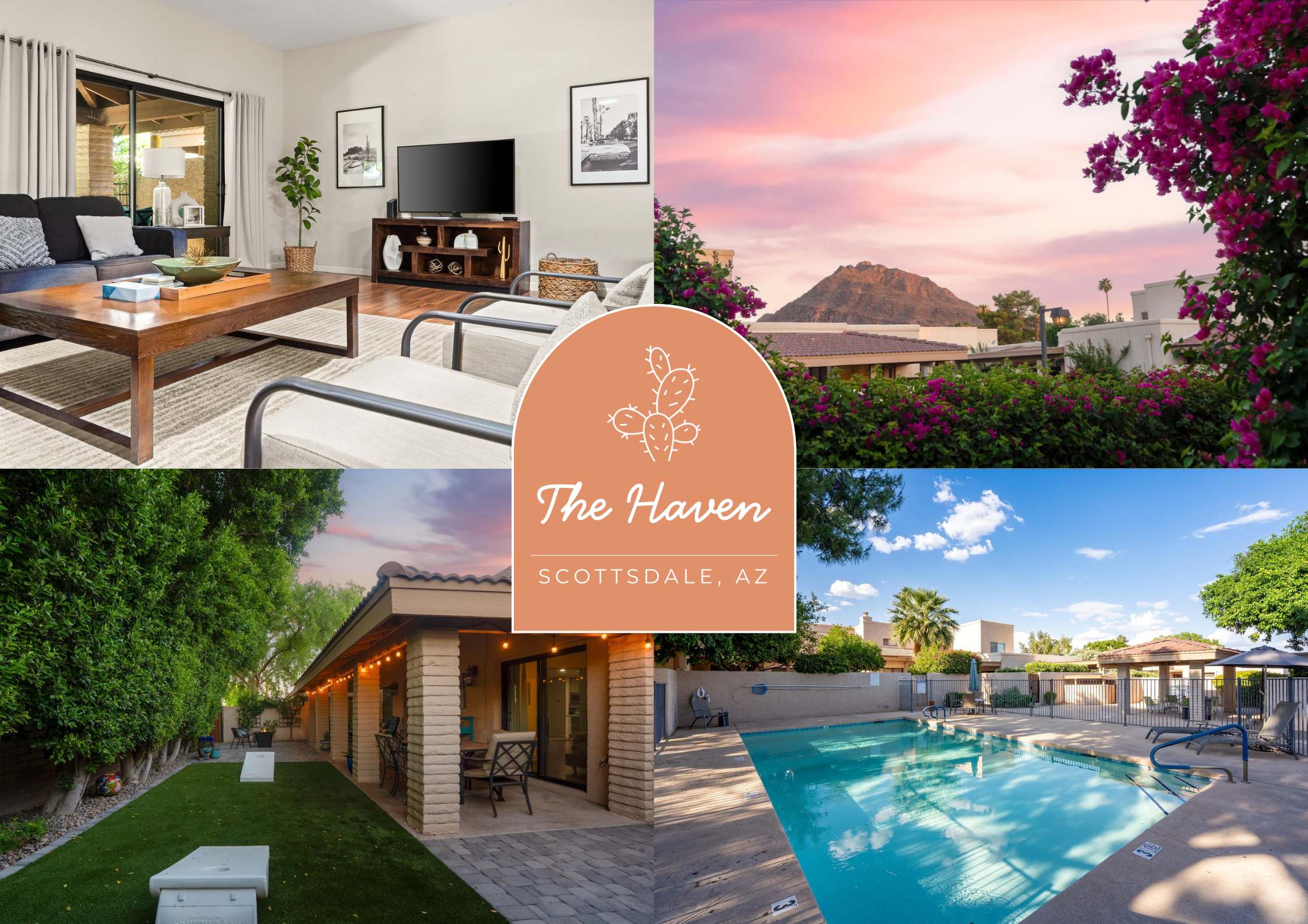 The Haven: Private 3BR | Pools | Courts | Firepit — Scottsdale, AZ — vacation rental