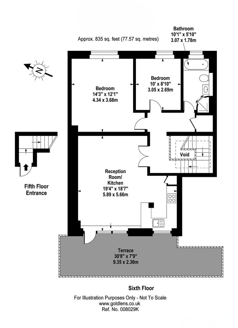 Central 2-Bed Flat | Terrace + AC | Sleeps 6 in Berners Street, 6 W1T - Property image 16 - VivreStays