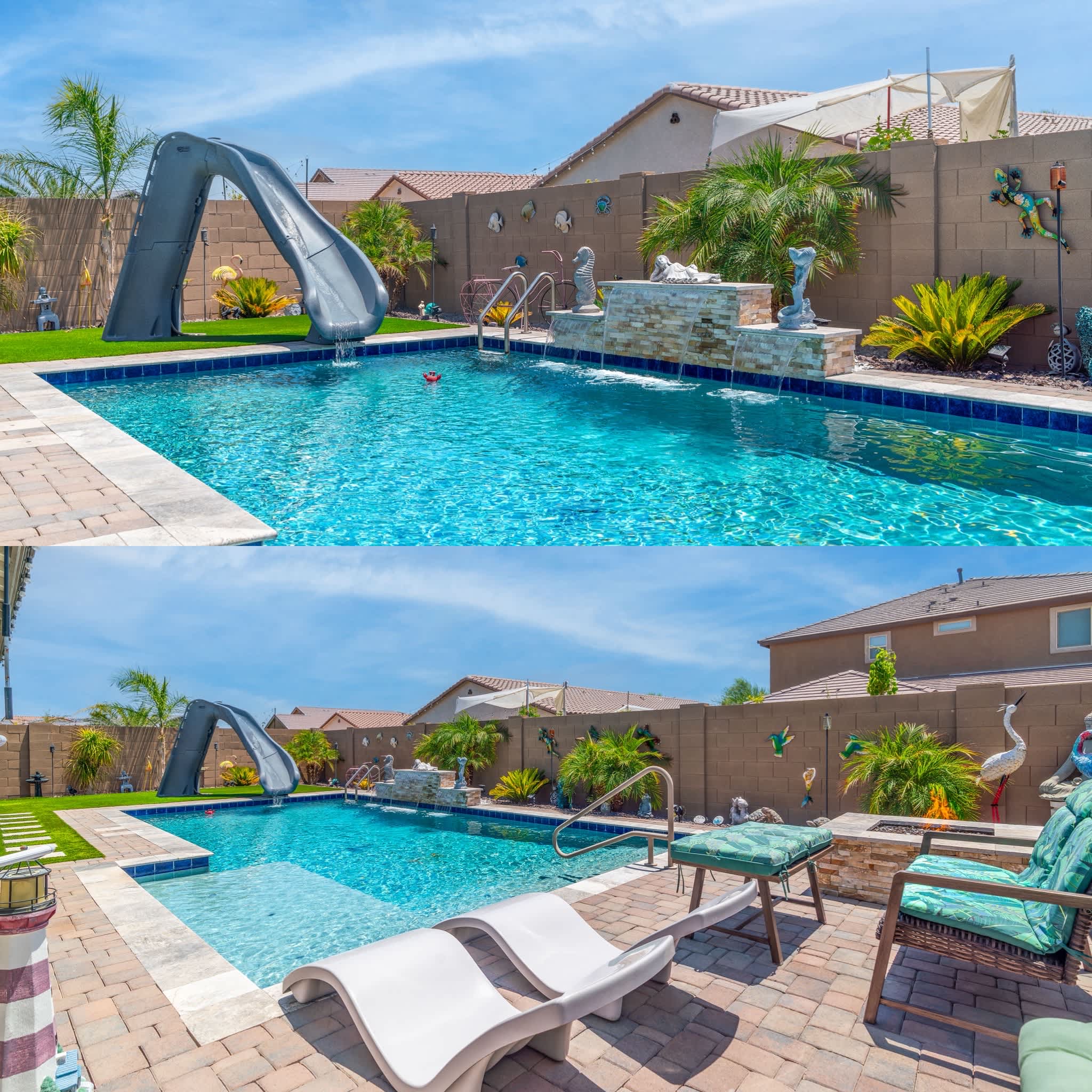 Goodyear Retreat, Pool, Slide, Firepit, BBQ