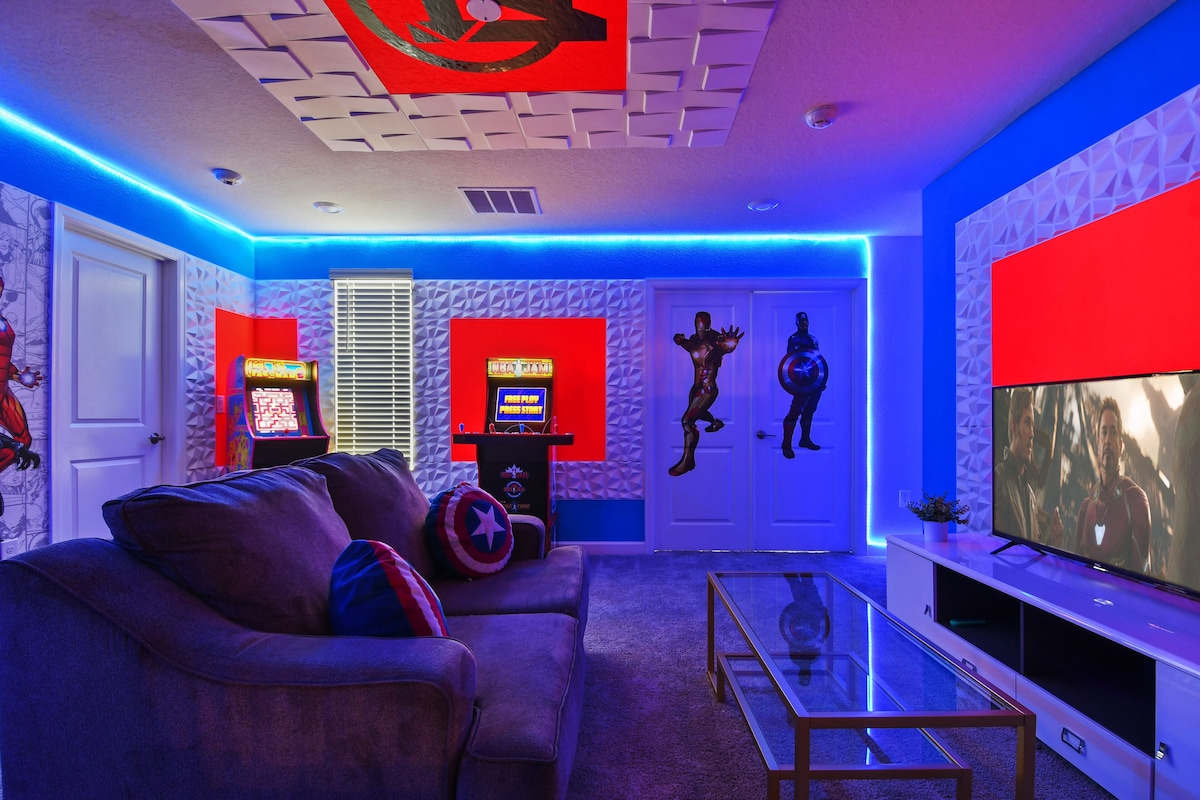 9 MI to Disney w Pool, Cinema & FREE Waterpark