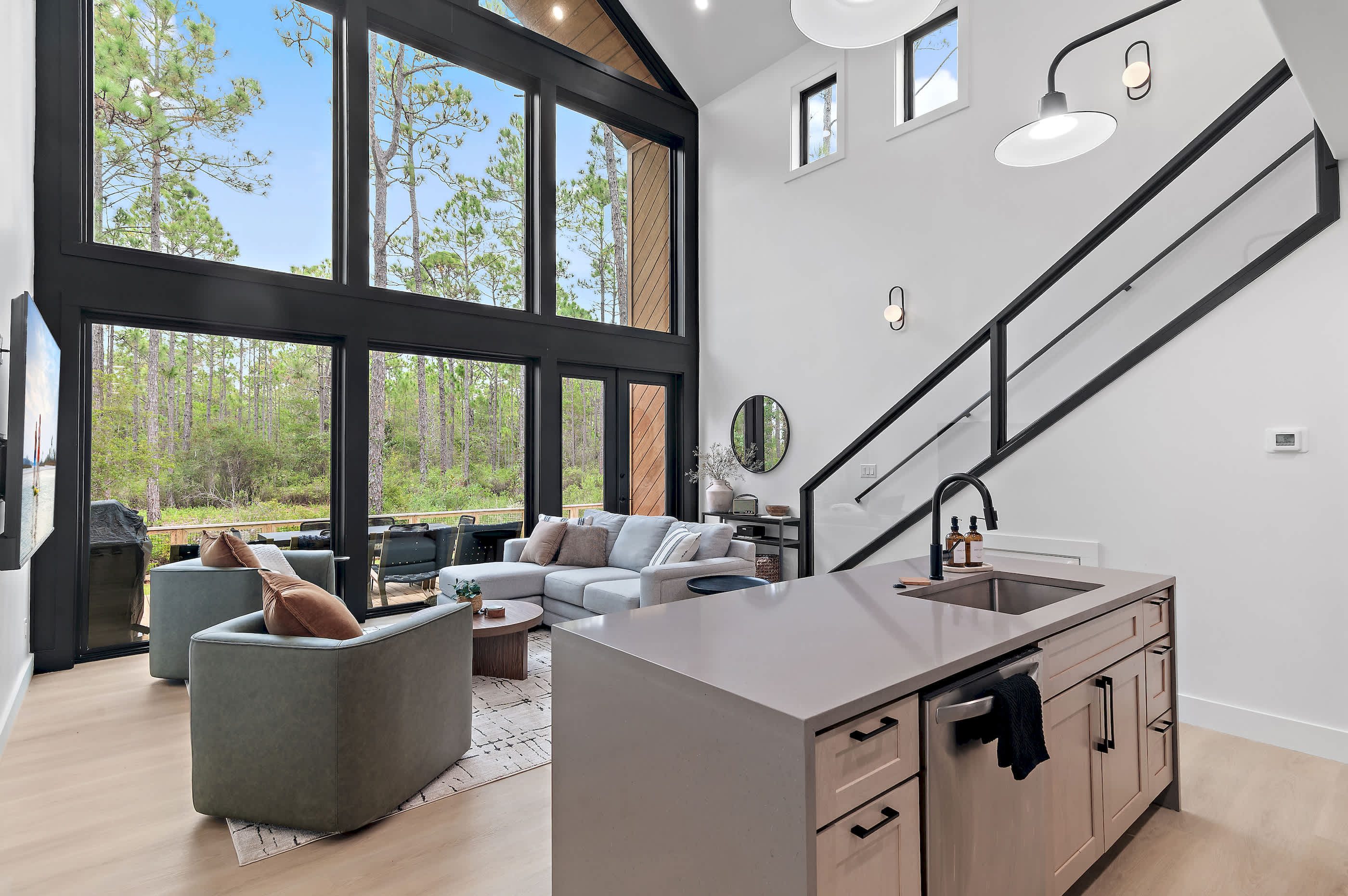 Modern Glass-Front Retreat l Stunning Nature Views — Santa Rosa Beach, FL — vacation rental