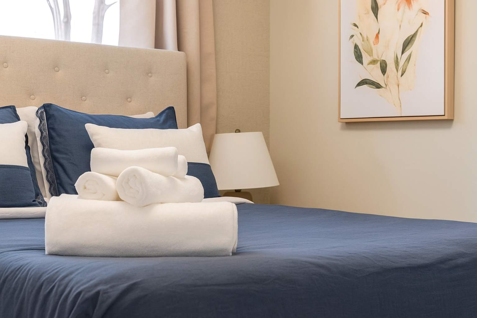 Soft towels are provided for your convenience