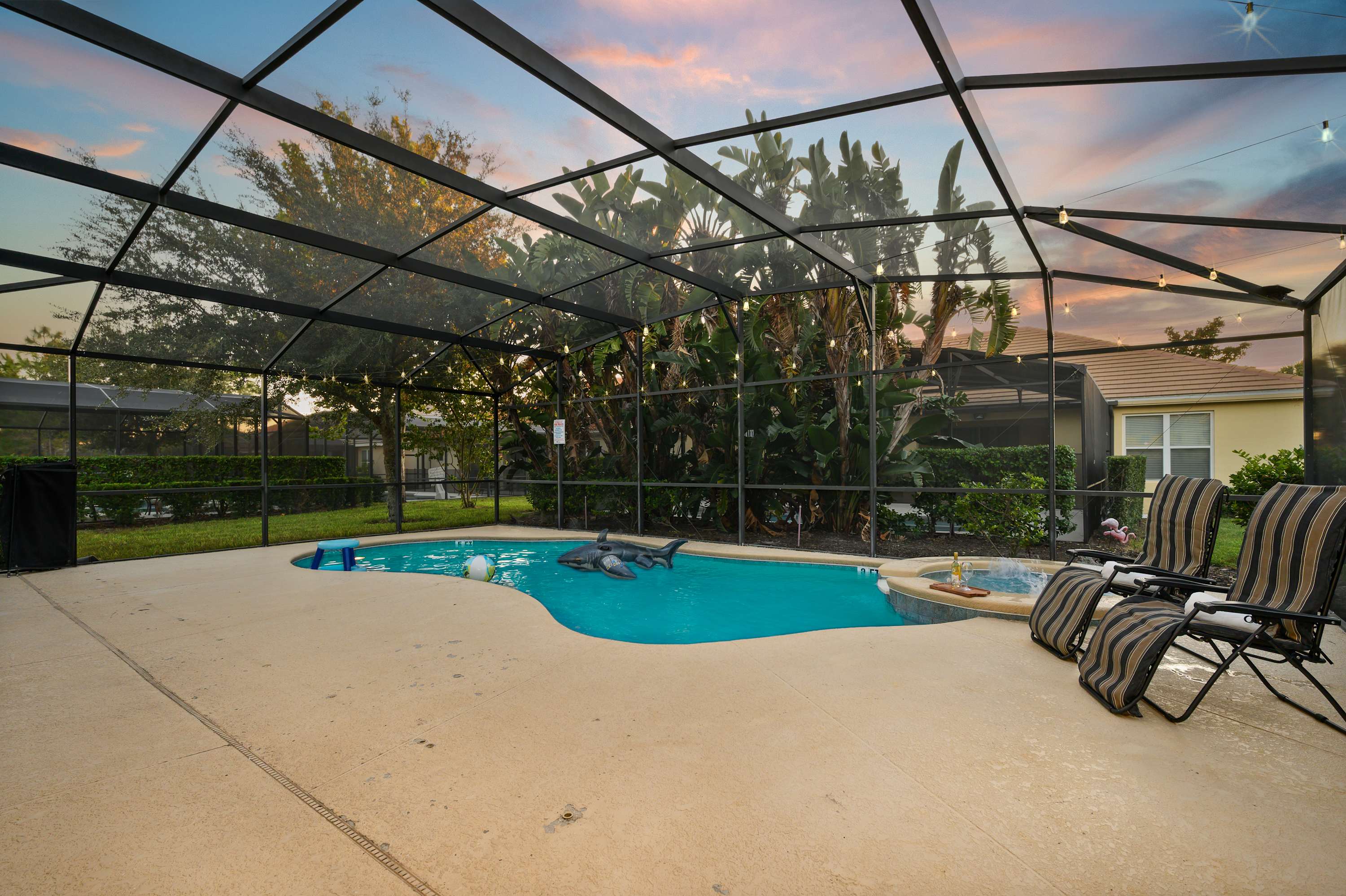 Spacious family home w/ heated pool and game room