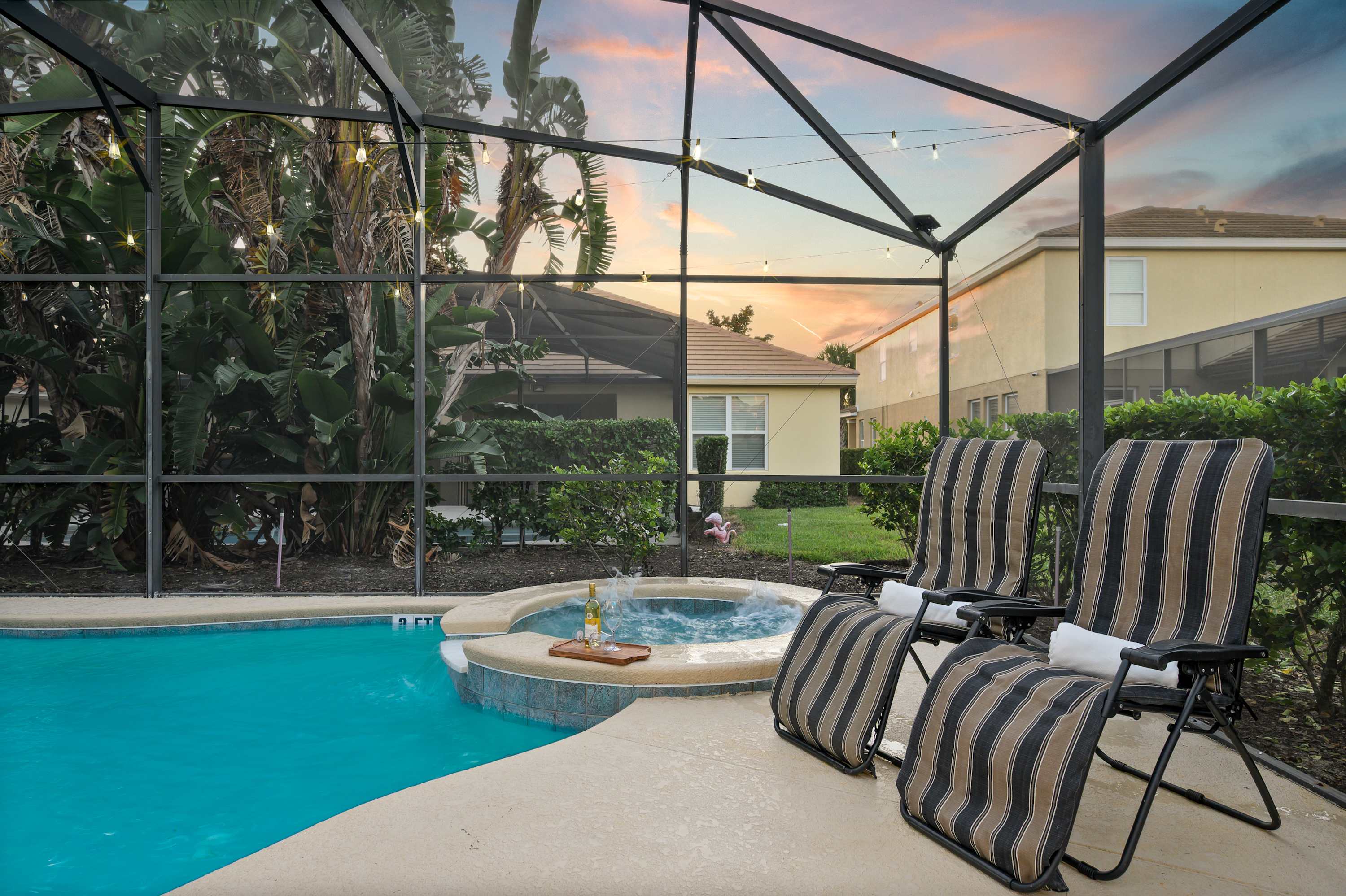 Spacious family home w/ heated pool and game room