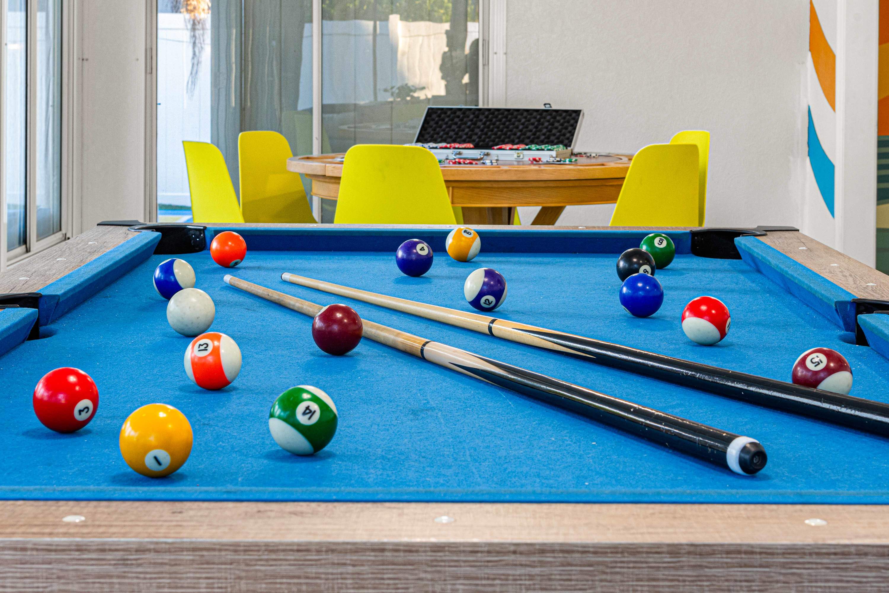 Game room pool table