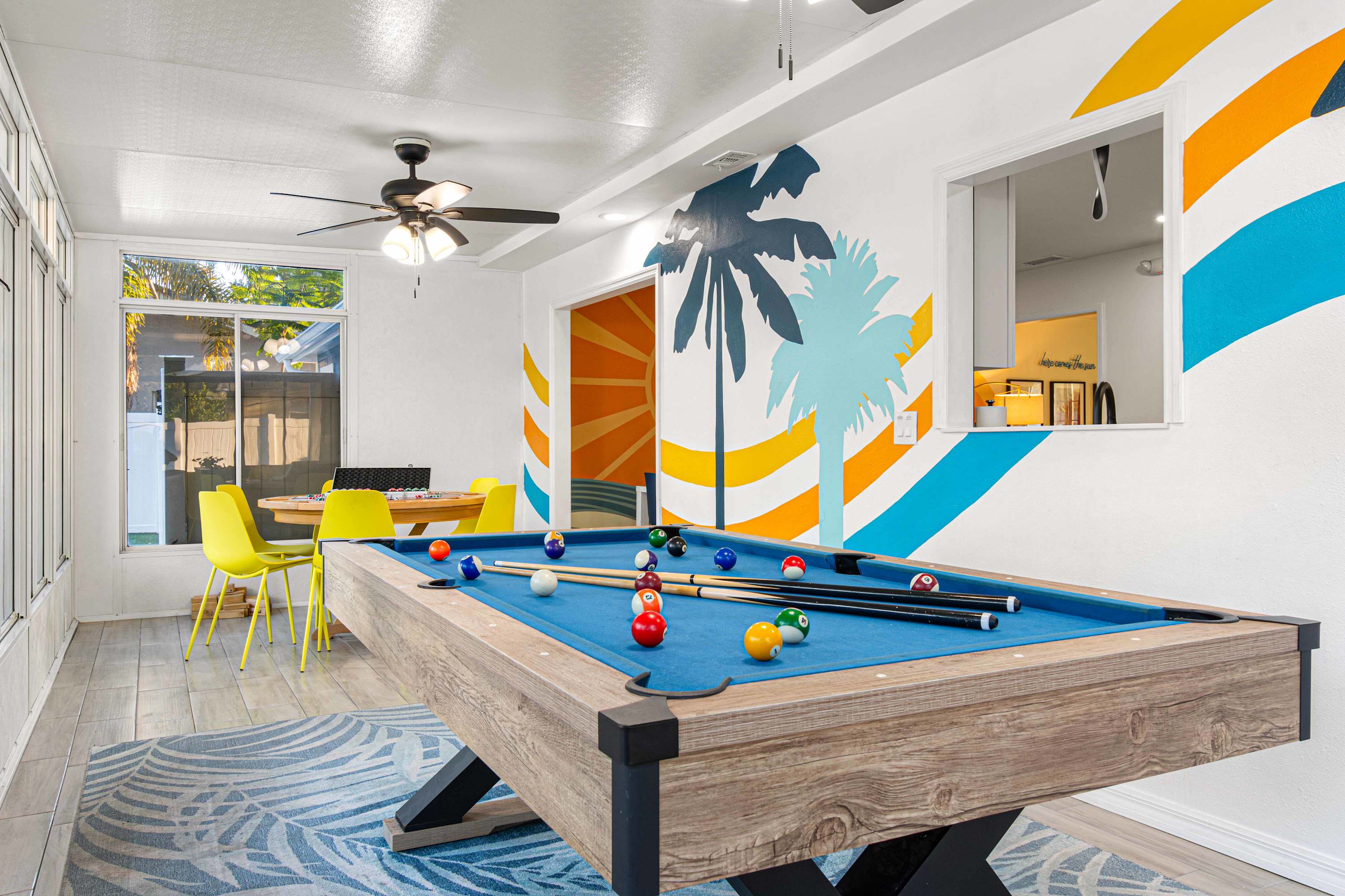 Game room pool table