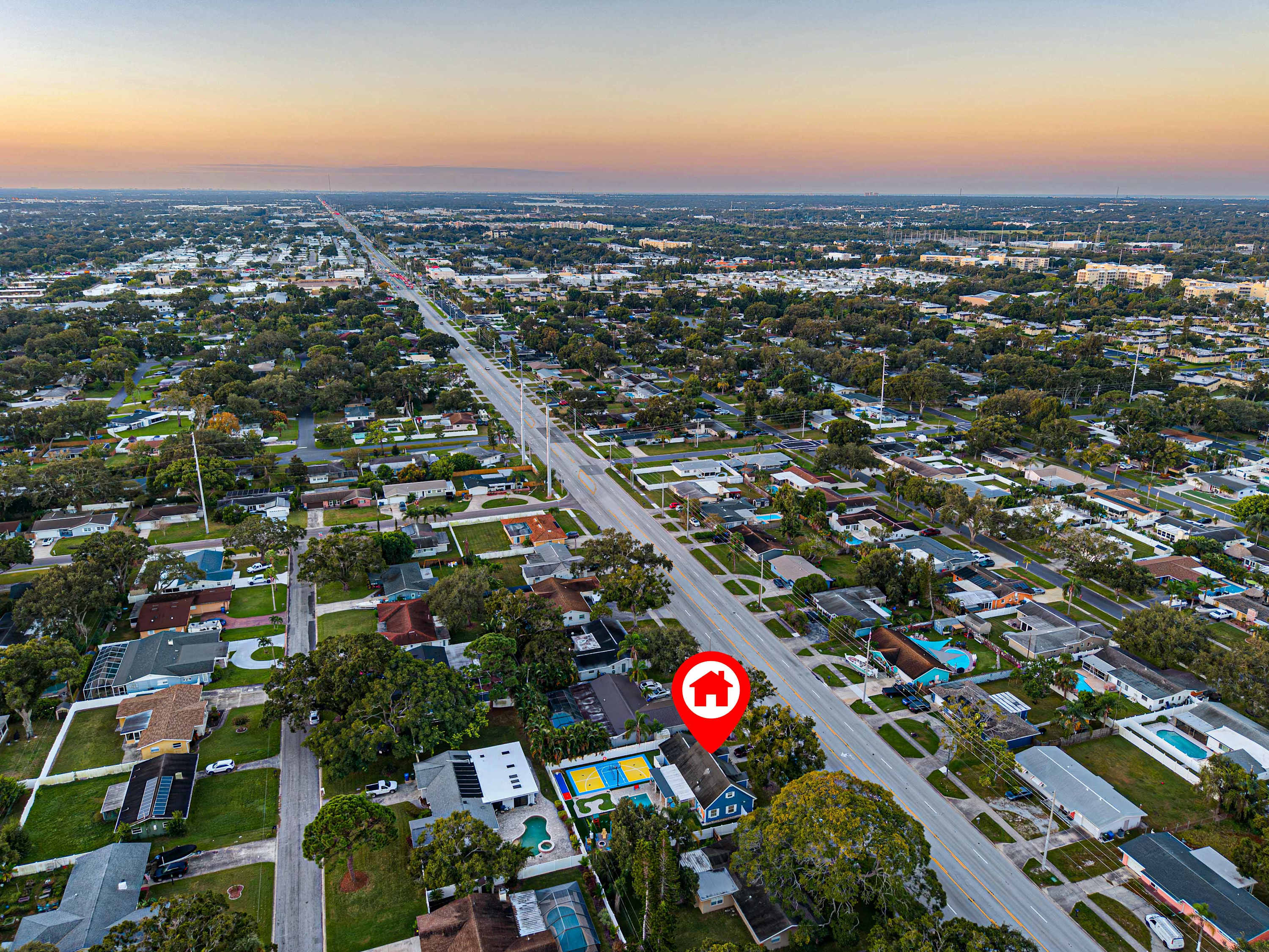 Property Location Aerial View