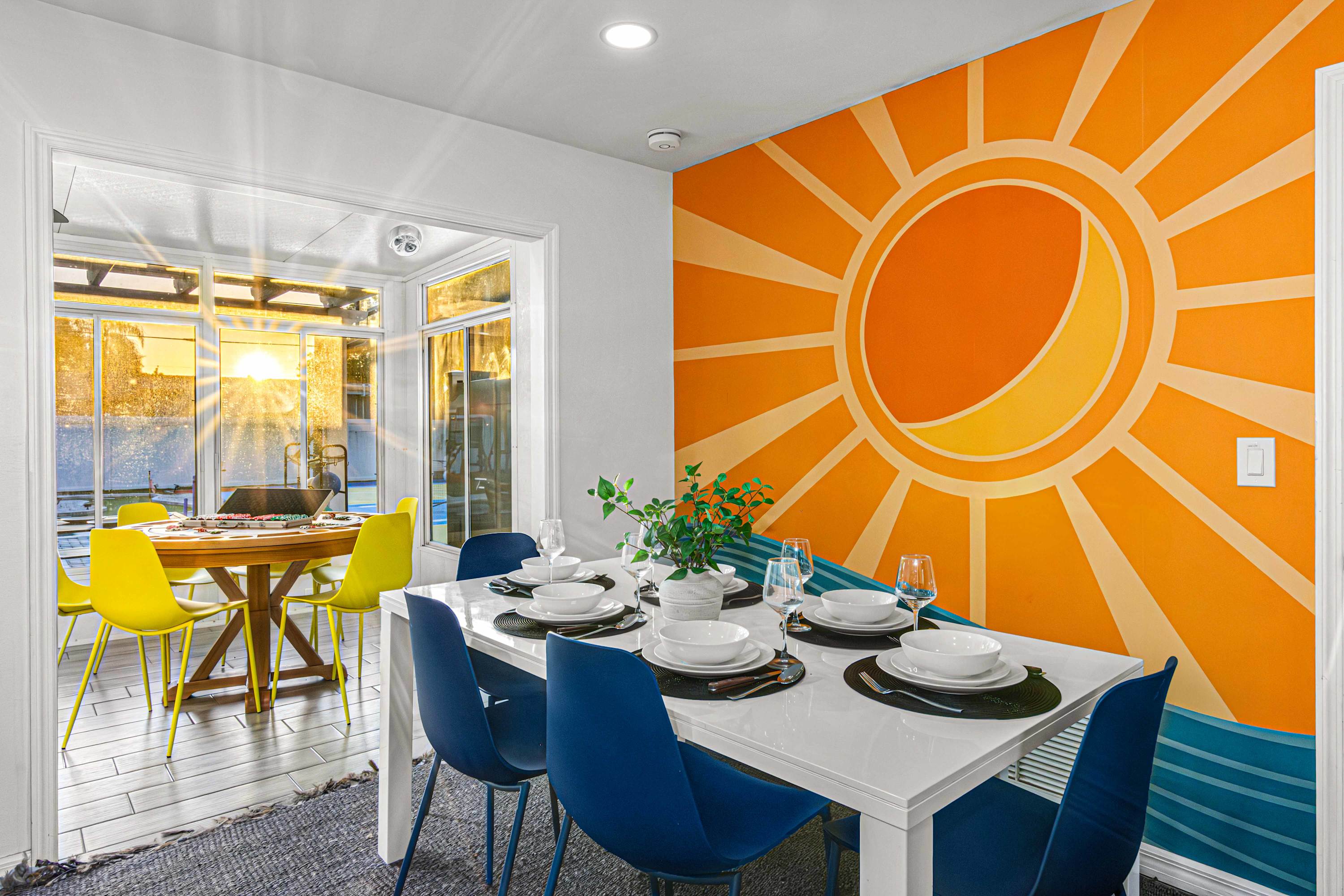 Dining Room Adjacent To Game Room