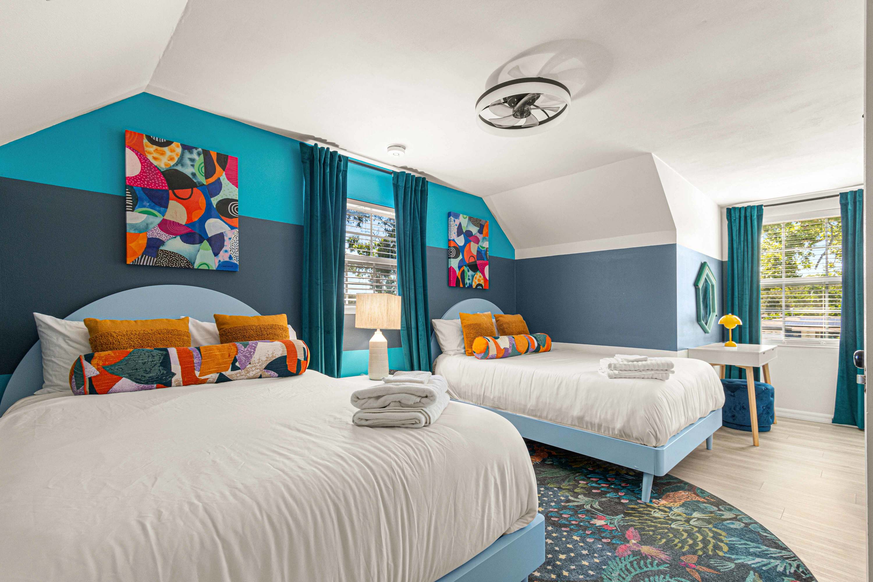 Twin Room Featuring Double Beds