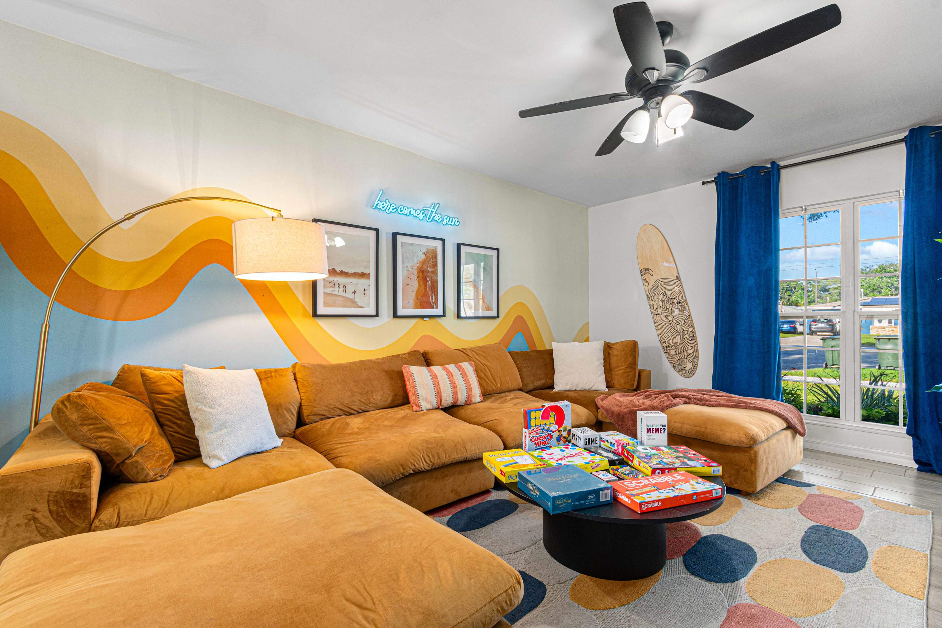 Downstairs Lounge Area And Board Games