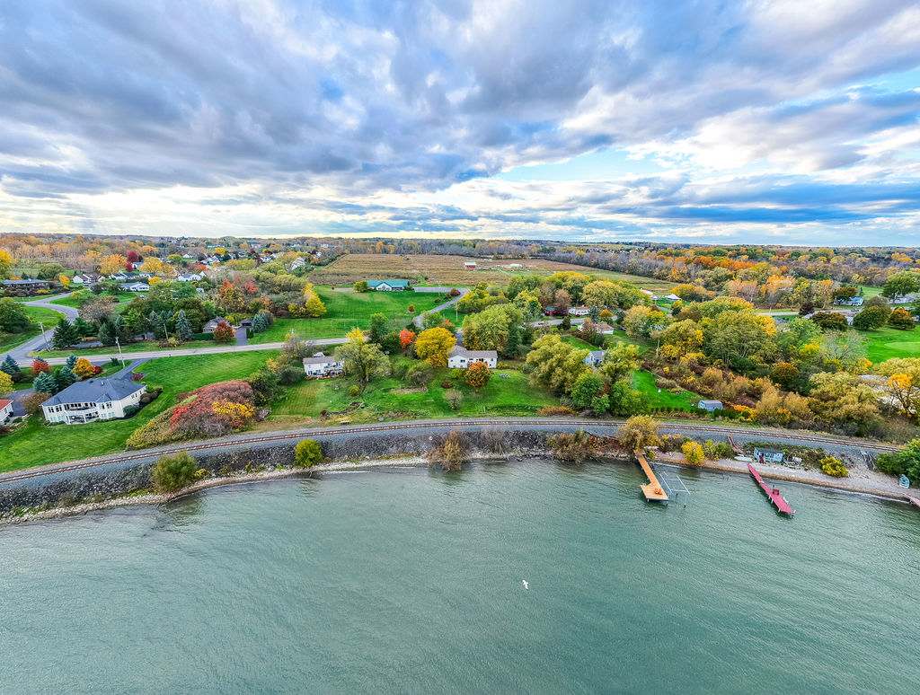 Lakefront 8BR House with Private Dock & Fire Pit — Geneva, NY — vacation rental