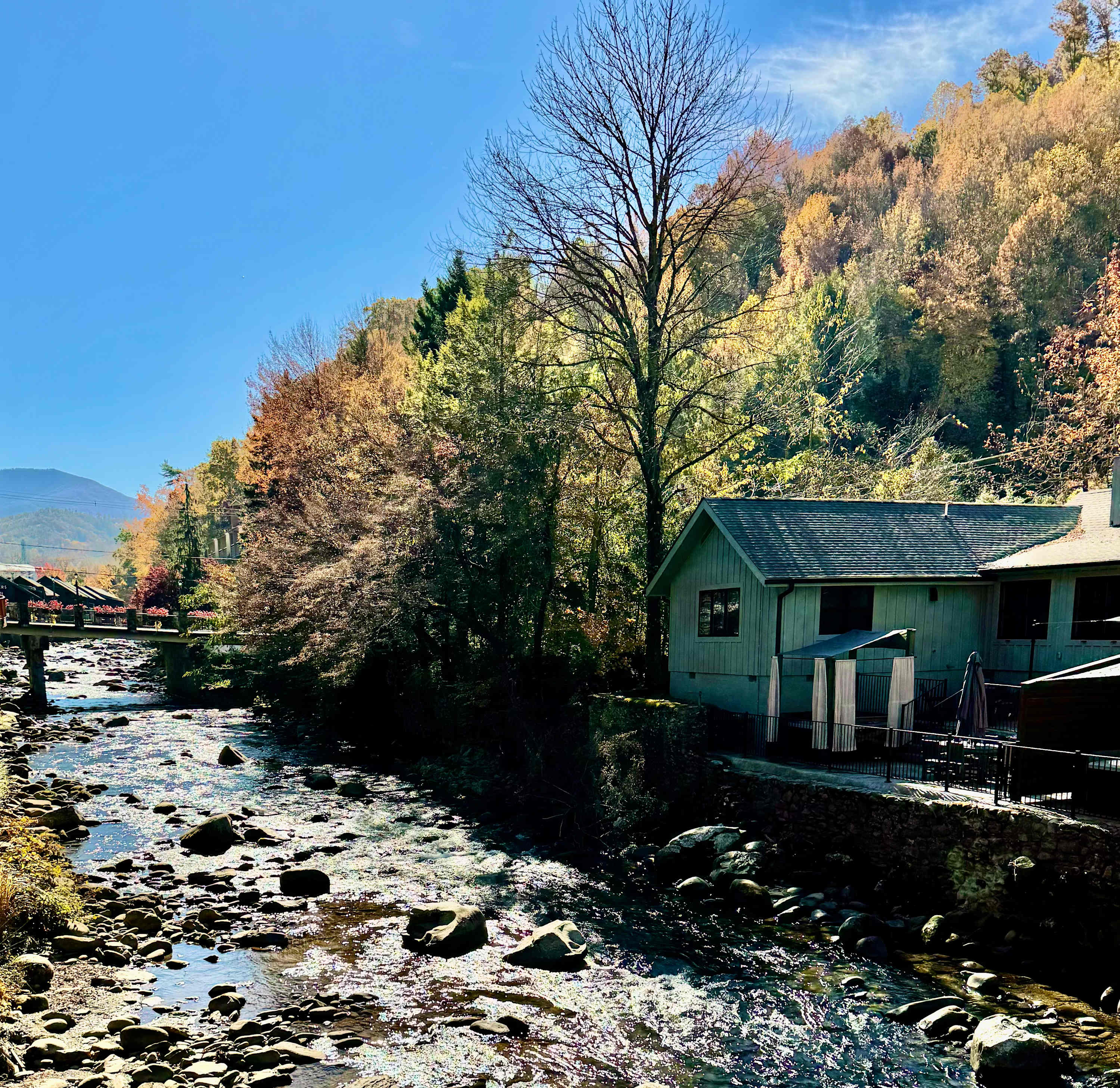 Pool•Riverfront Cabin•Walk to Gatlinburg Strip — Gatlinburg, TN — vacation rental