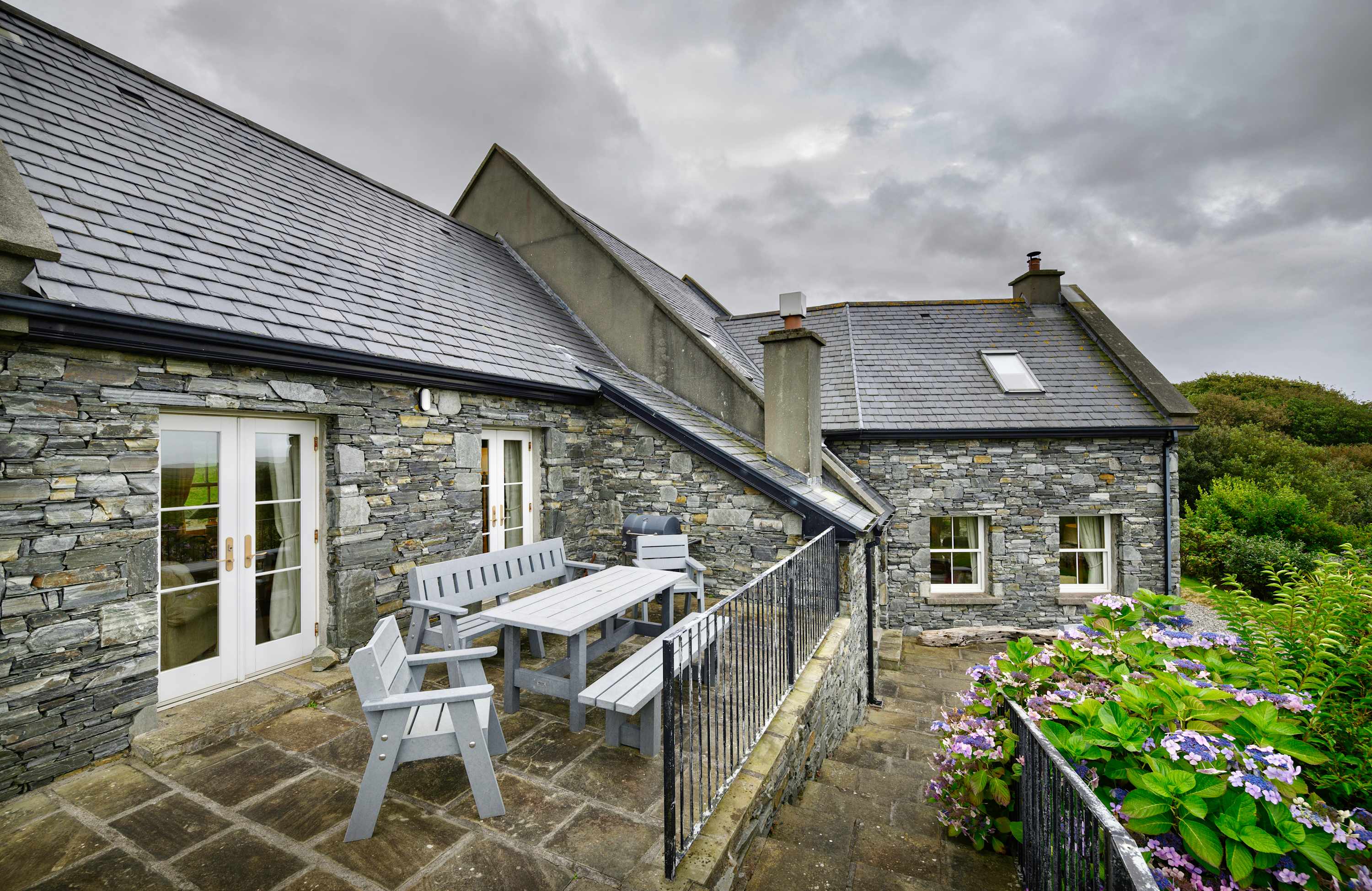 Outdoor dining area