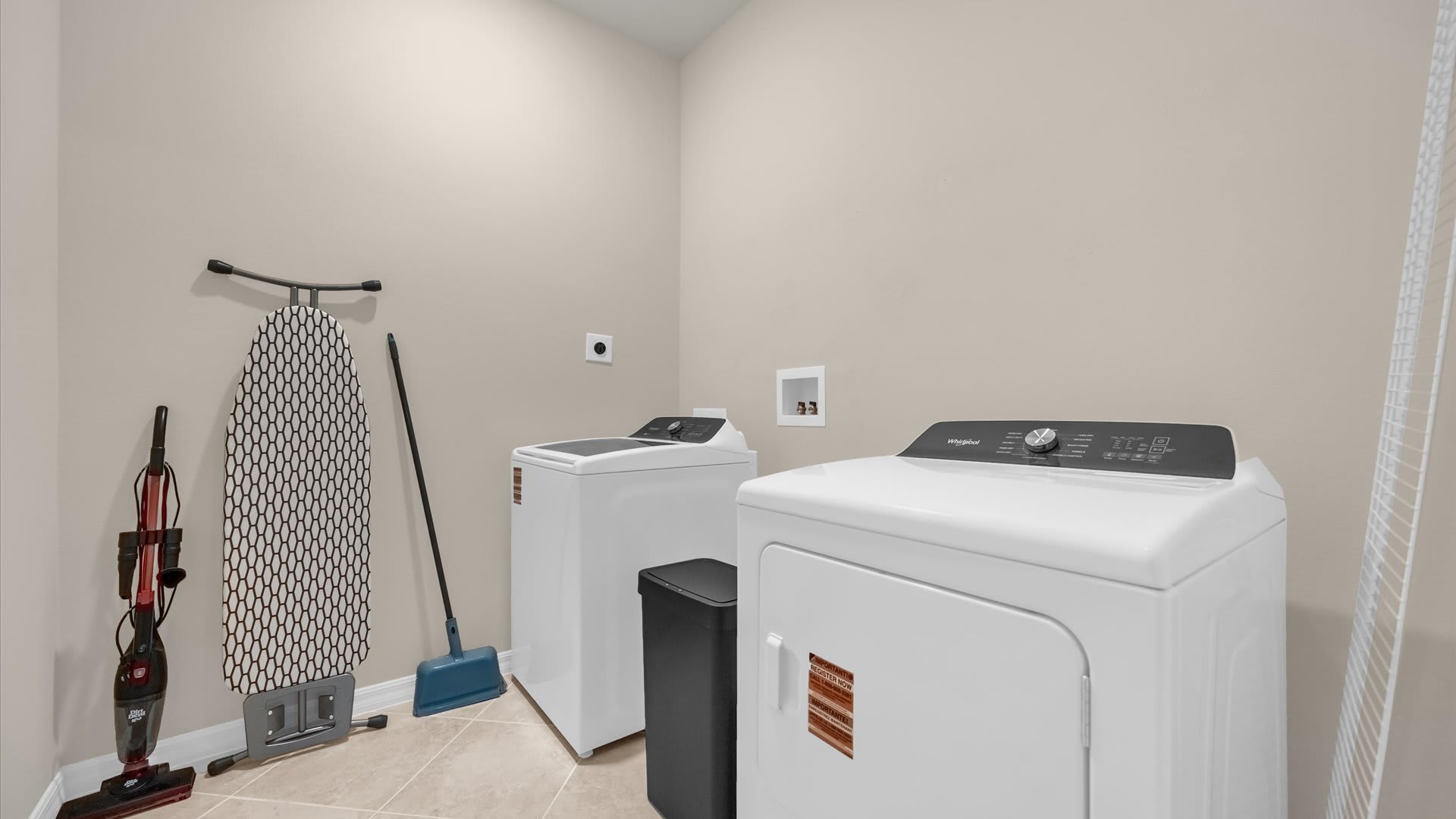 In-home laundry facilities 