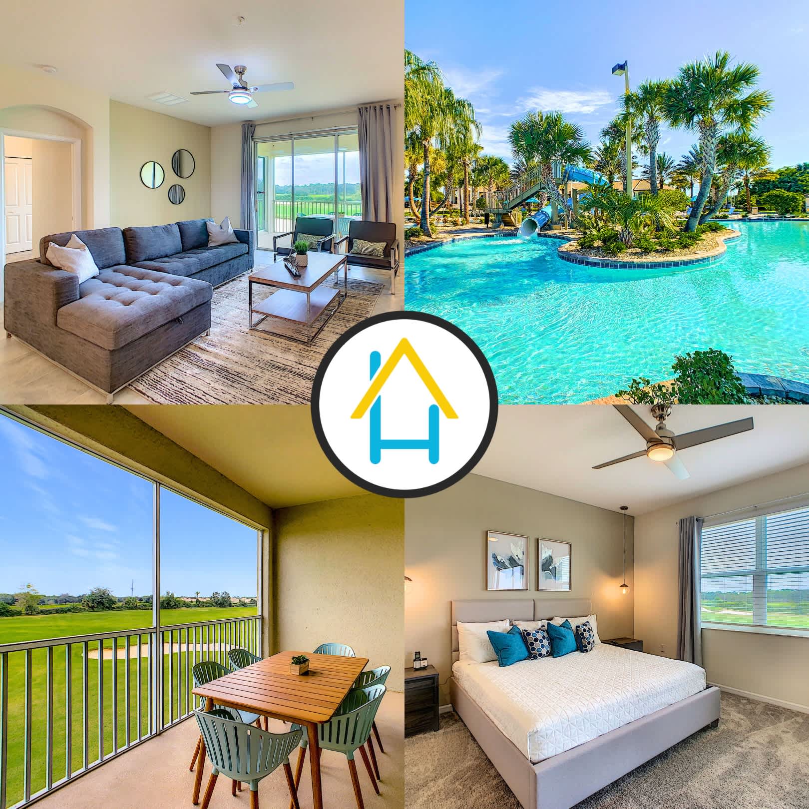 GolfView Escape/ Clubhouse & Waterpark Access — Four Corners, FL — vacation rental