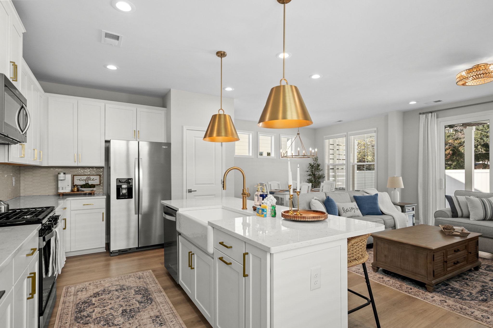 Kitchen with modern appliances