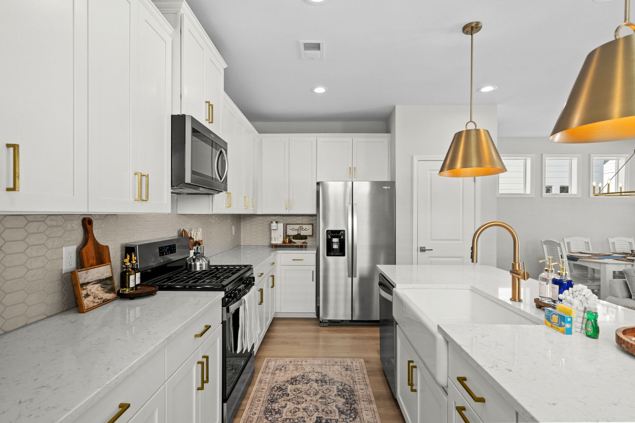 Kitchen with modern appliances