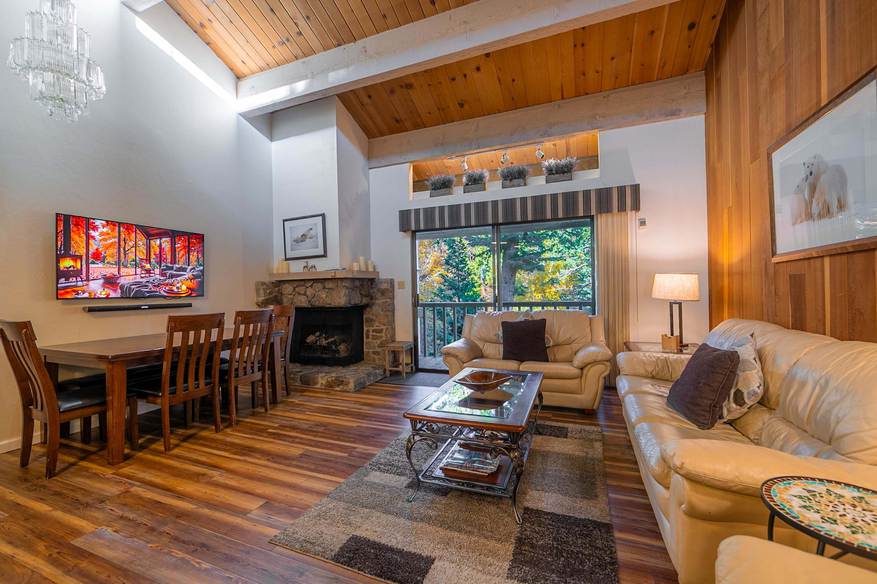 Gather and unwind in the open floor plan