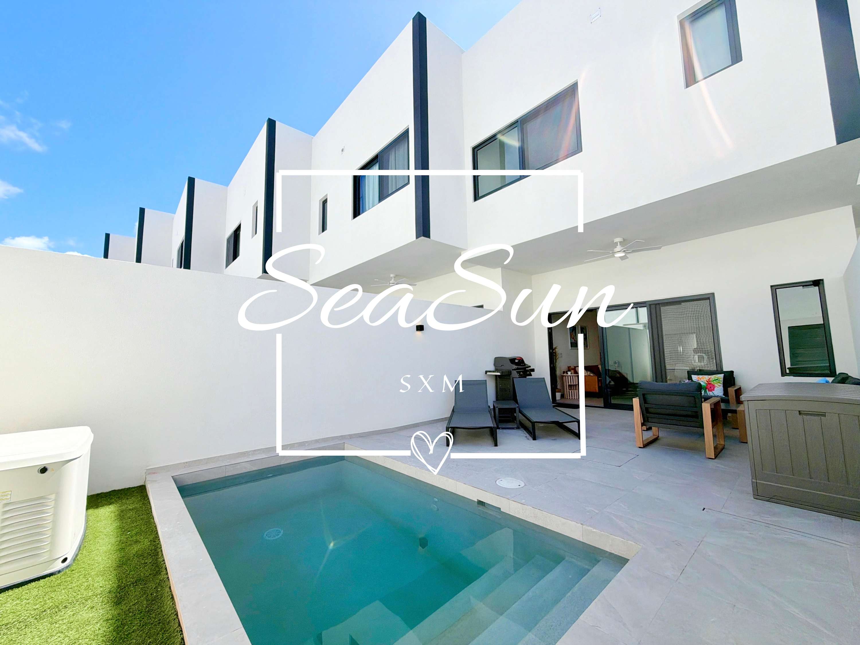 SeaSun New Home in Cupecoy with Private Pool