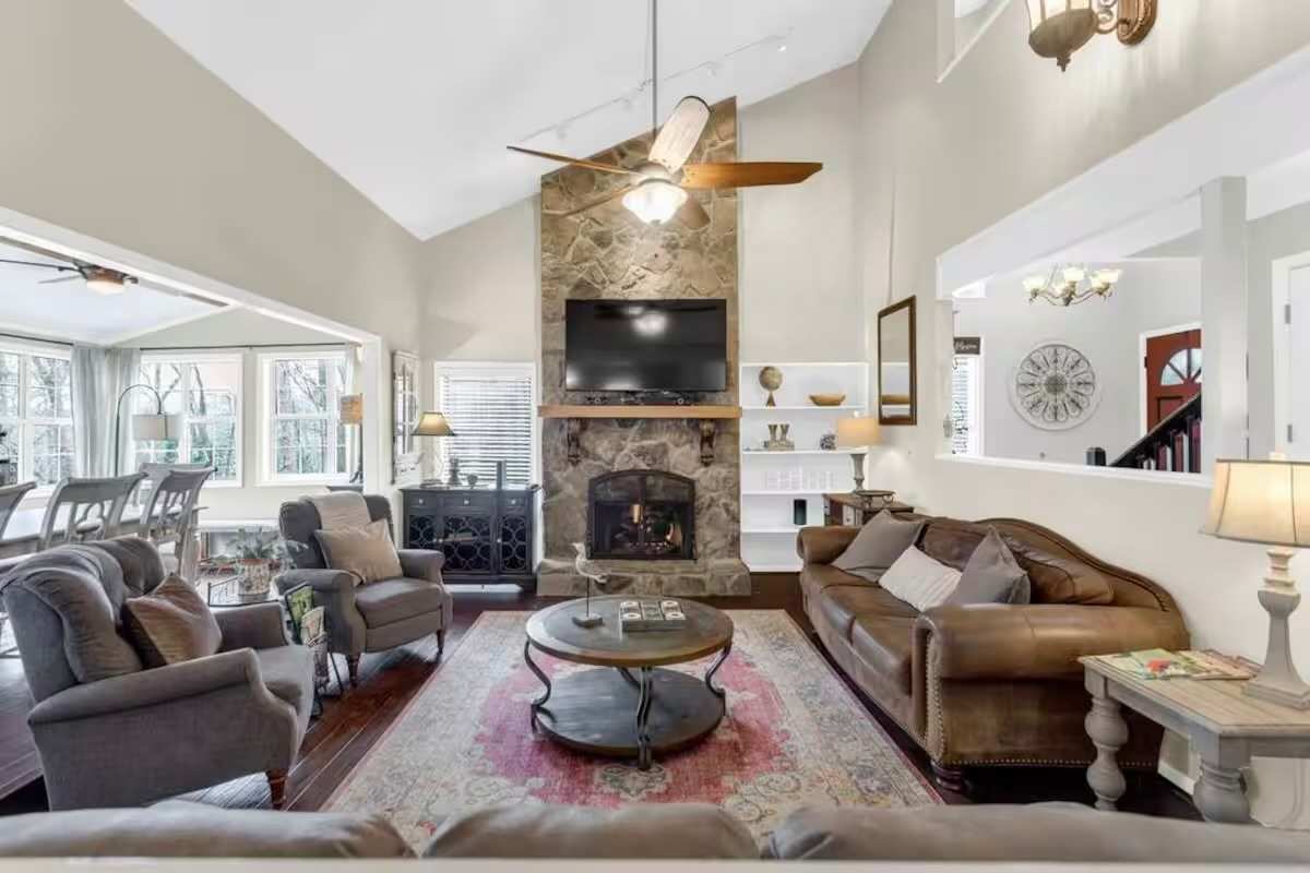 Fireplace, Fire Pit, Pool Table | Dog-Friendly — Marietta, GA — vacation rental