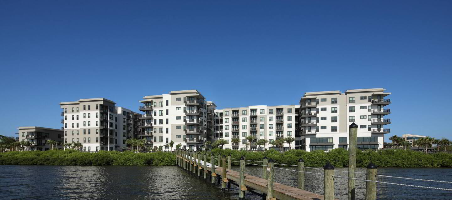Waterfront Oasis: Modern 1 BR with Courtyard Views