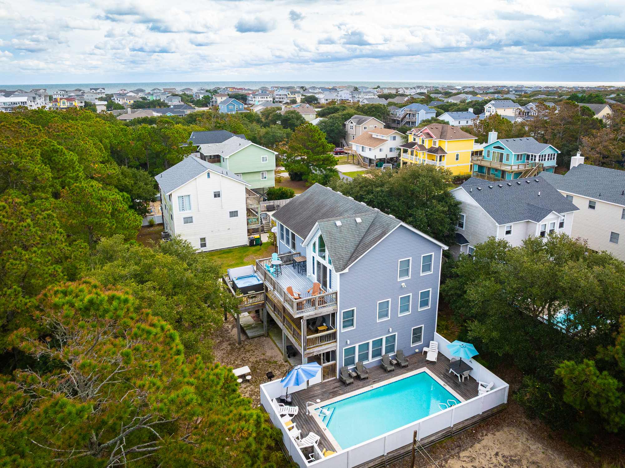 New Listing! Private Pool, Hot Tub & Walk to Beach — Corolla, NC — vacation rental