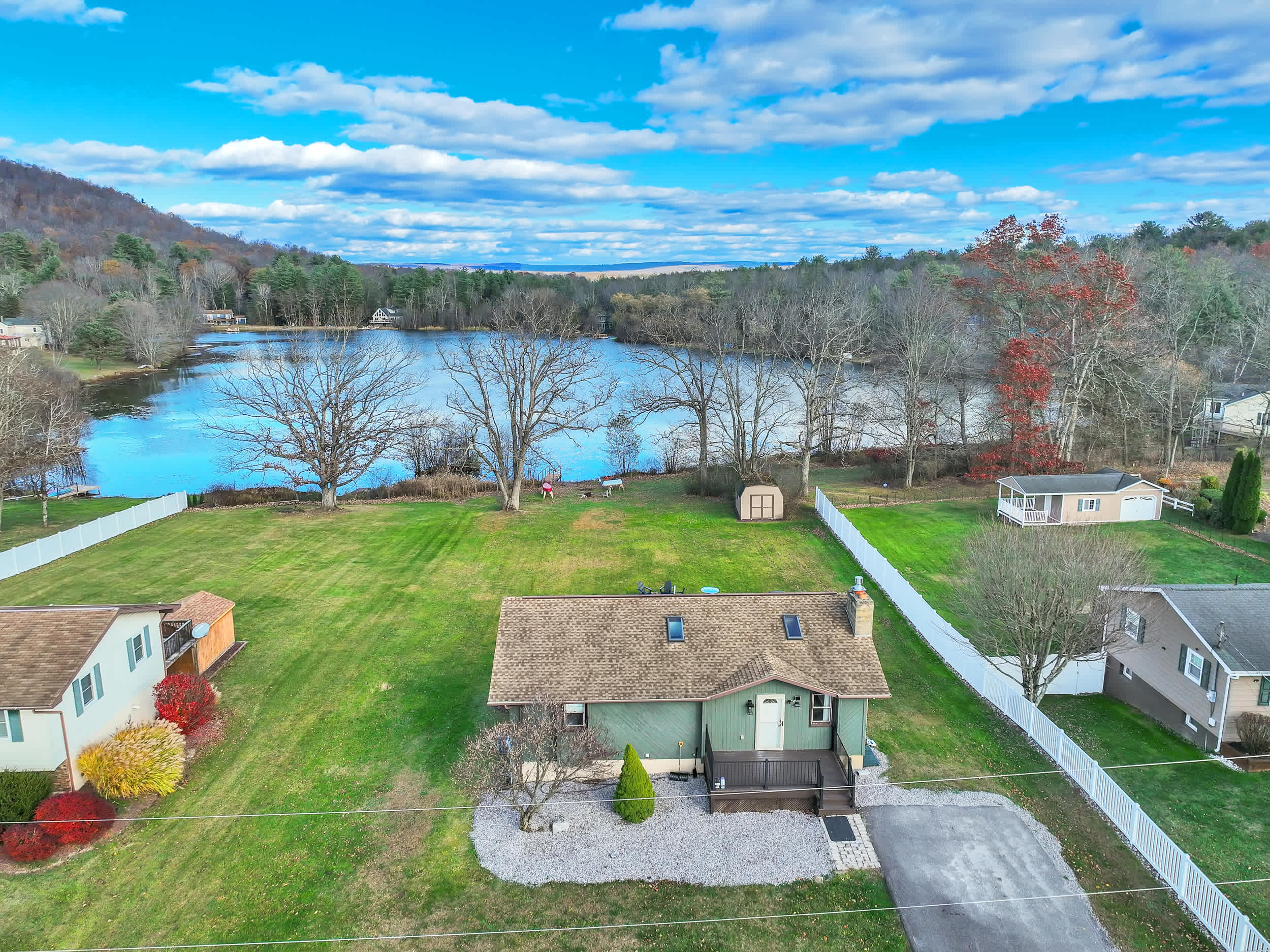 LakeFront Pocono Cabin | Massive Yard & Hot Tub
