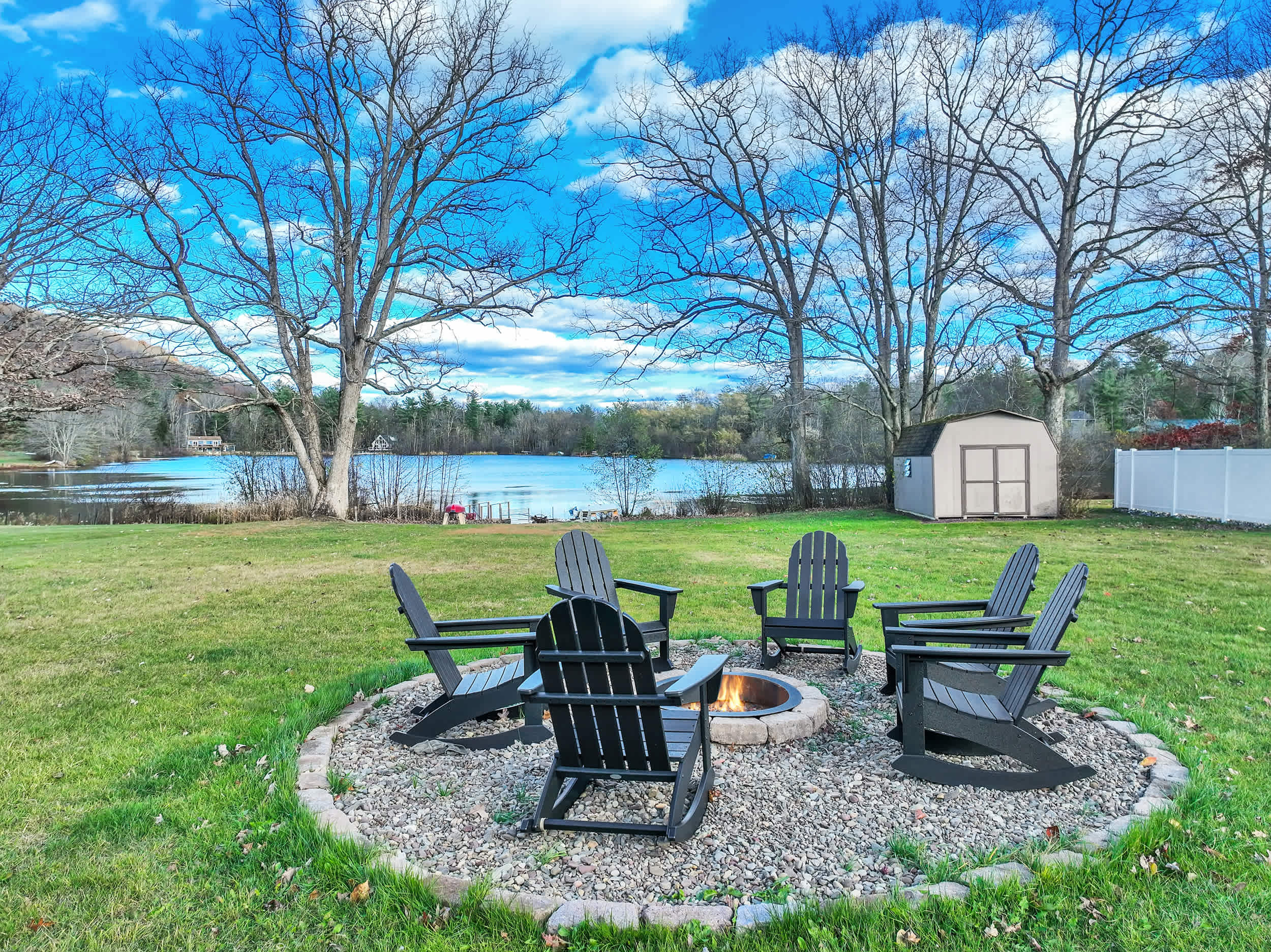 LakeFront Pocono Cabin | Massive Yard & Hot Tub