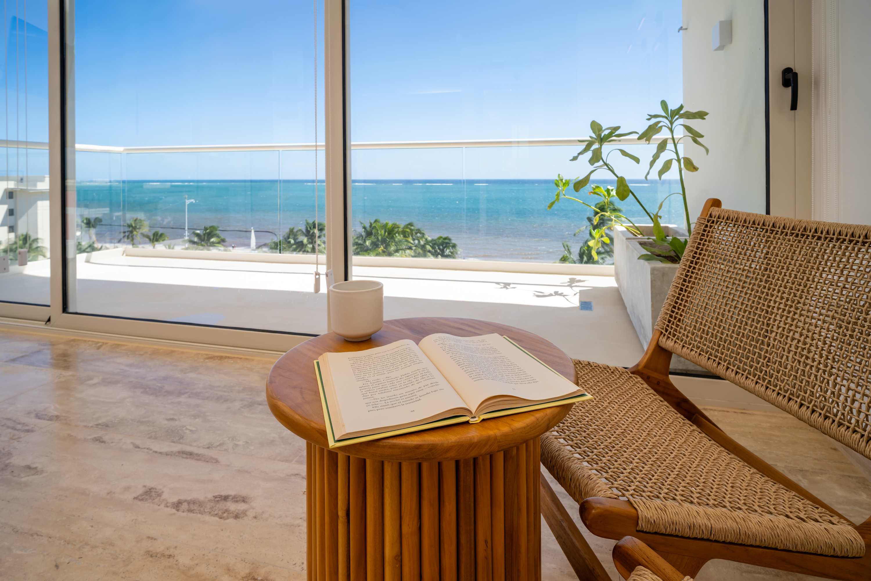 Oceanview Design Retreat | Pool + Work space — Puerto Morelos, Quintana Roo — vacation rental