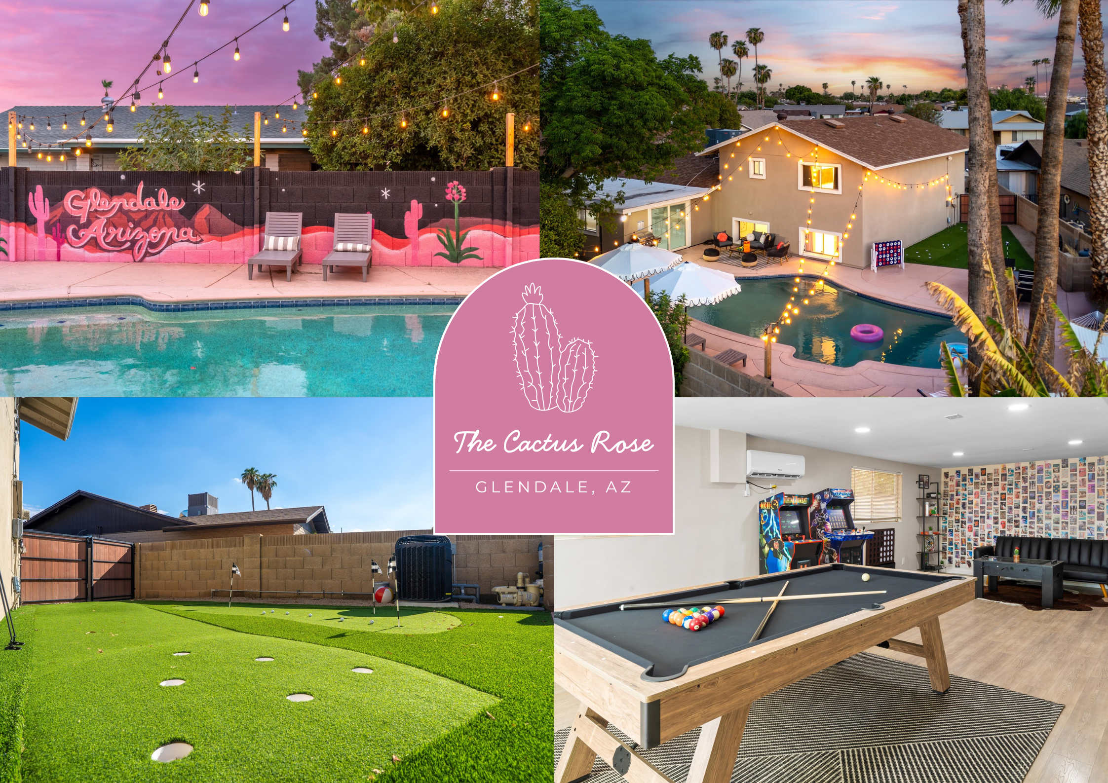 The Cactus Rose: Heated Pool, Putterball & Bocce! — Glendale, AZ — vacation rental