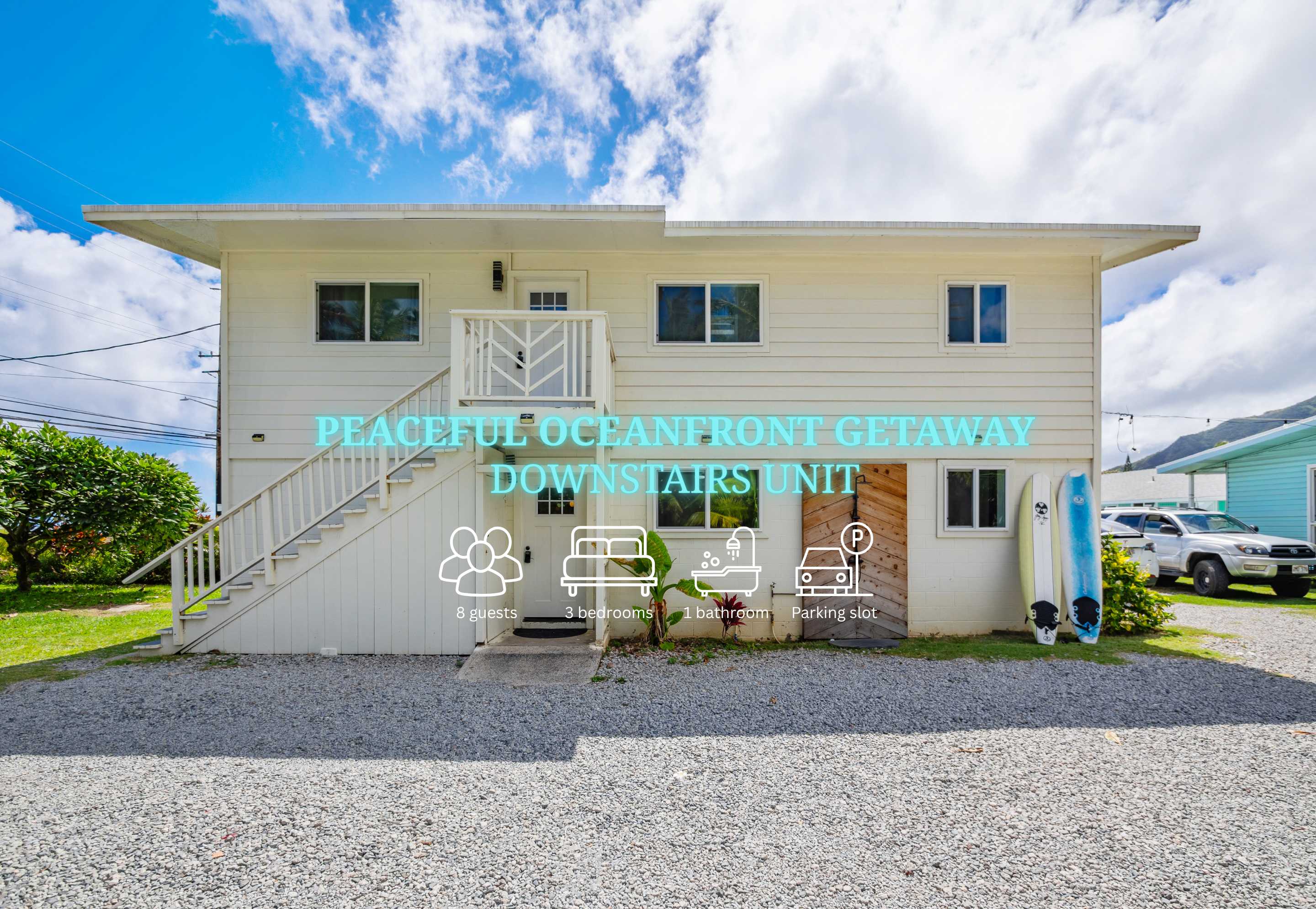Peaceful oceanfront getaway — Hauula, HI — vacation rental