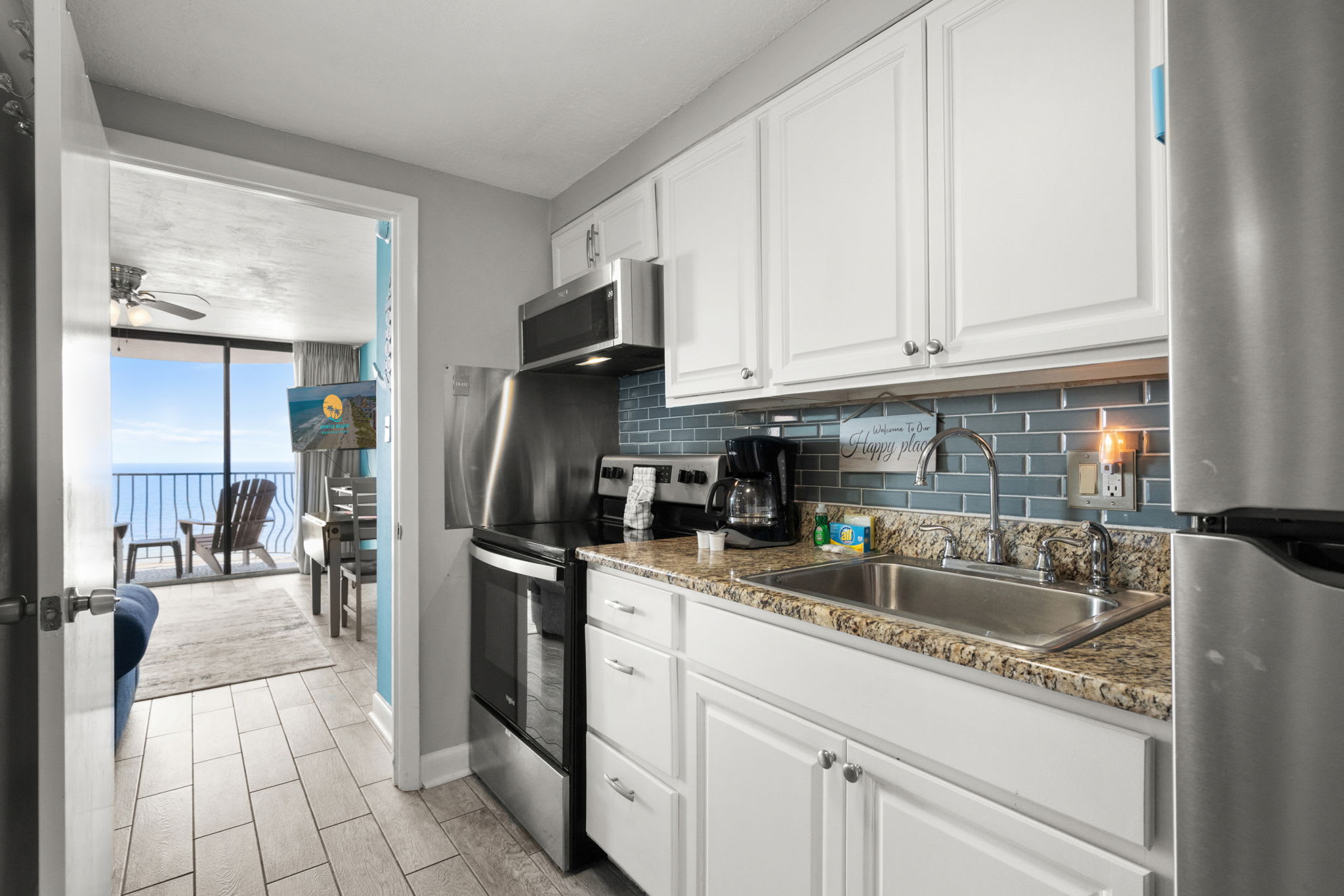Kitchen with modern appliances